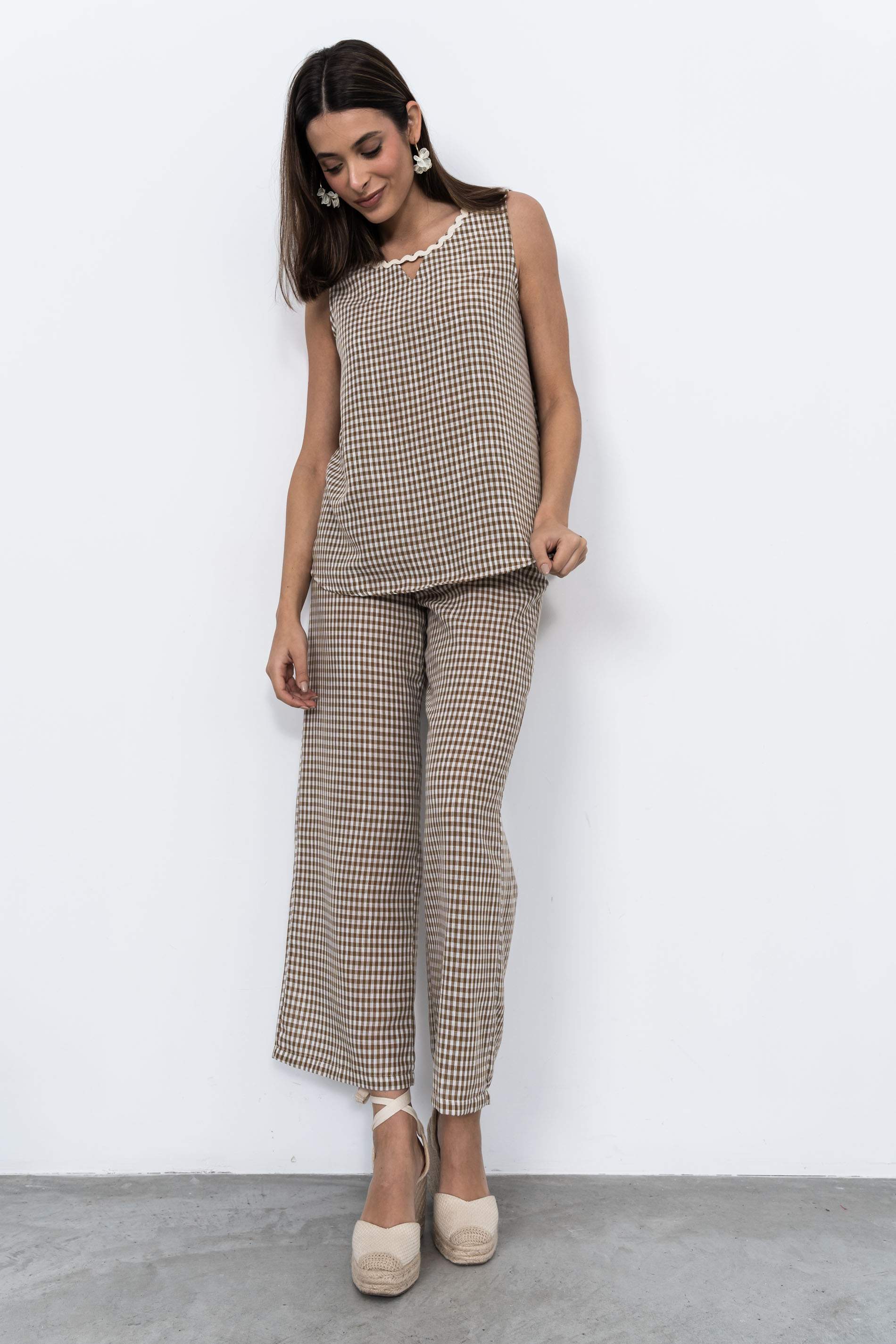 BLUSA VICHY PIQUILLO