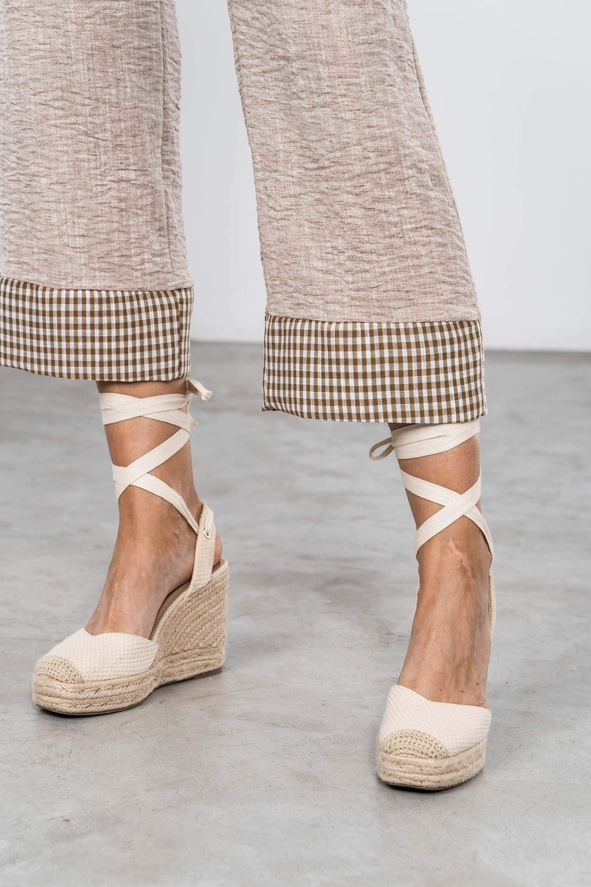 PANTALÓN COMBINADO VICHY