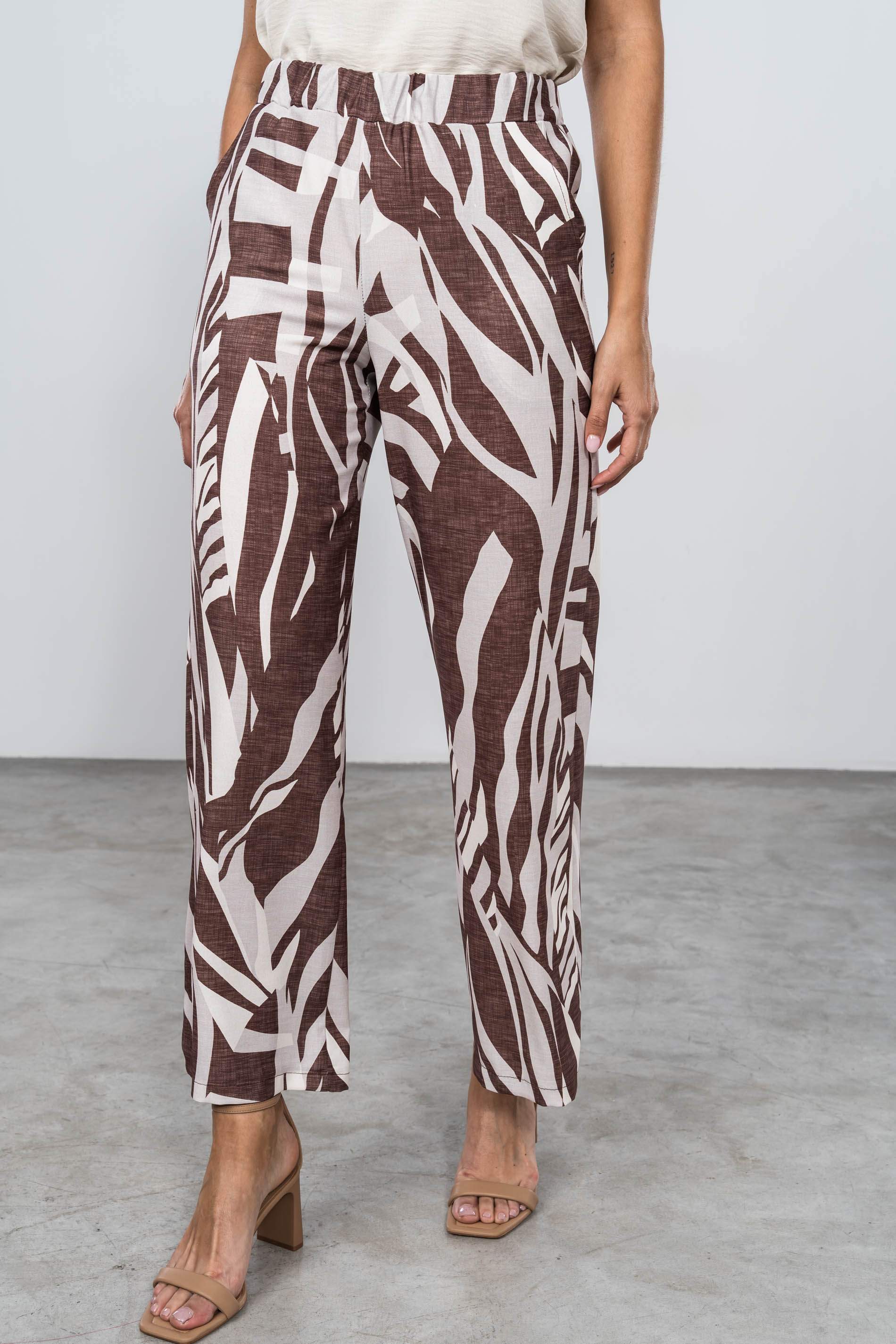 PANTALÓN ESTAMPADO TRAZOS