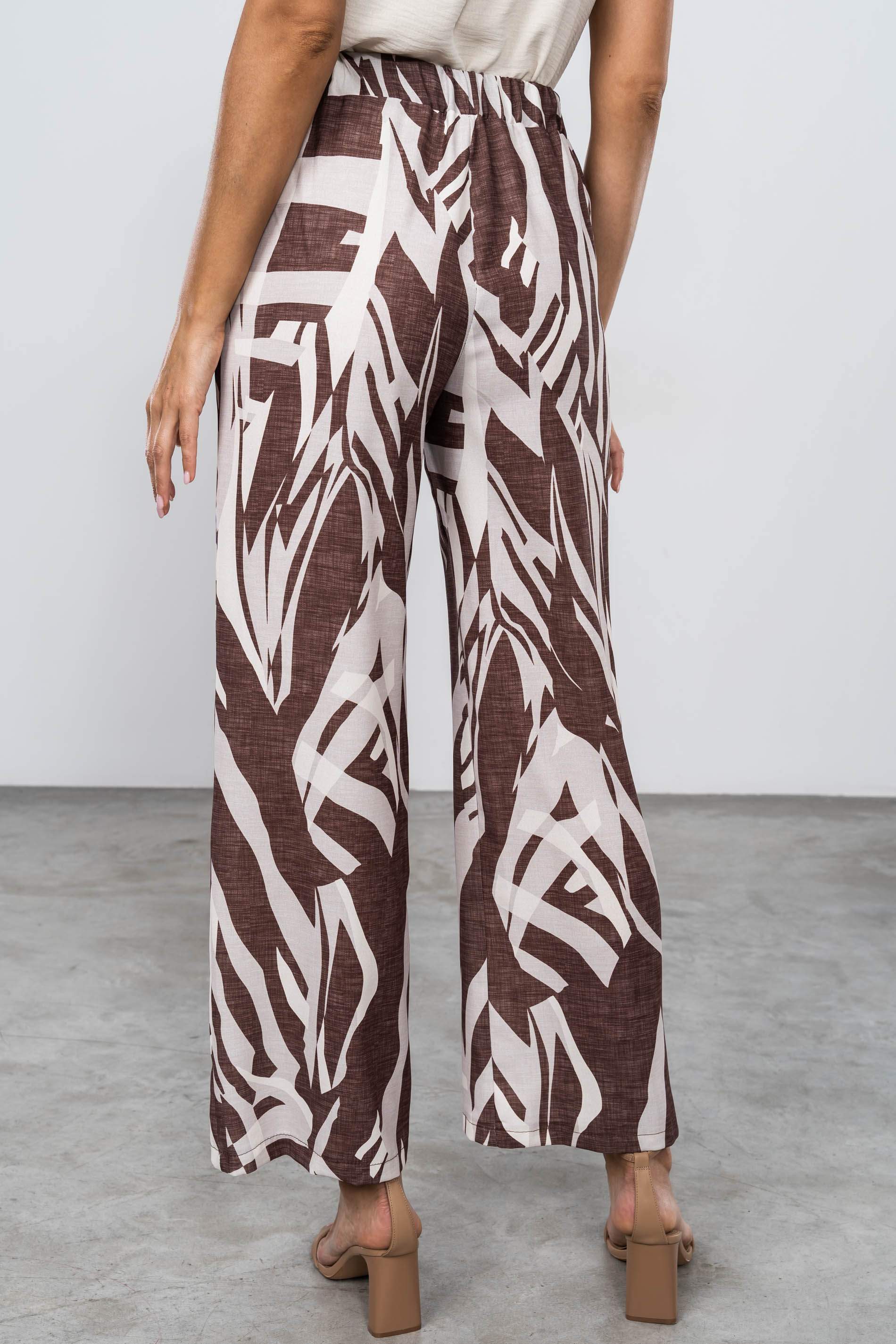 PANTALÓN ESTAMPADO TRAZOS