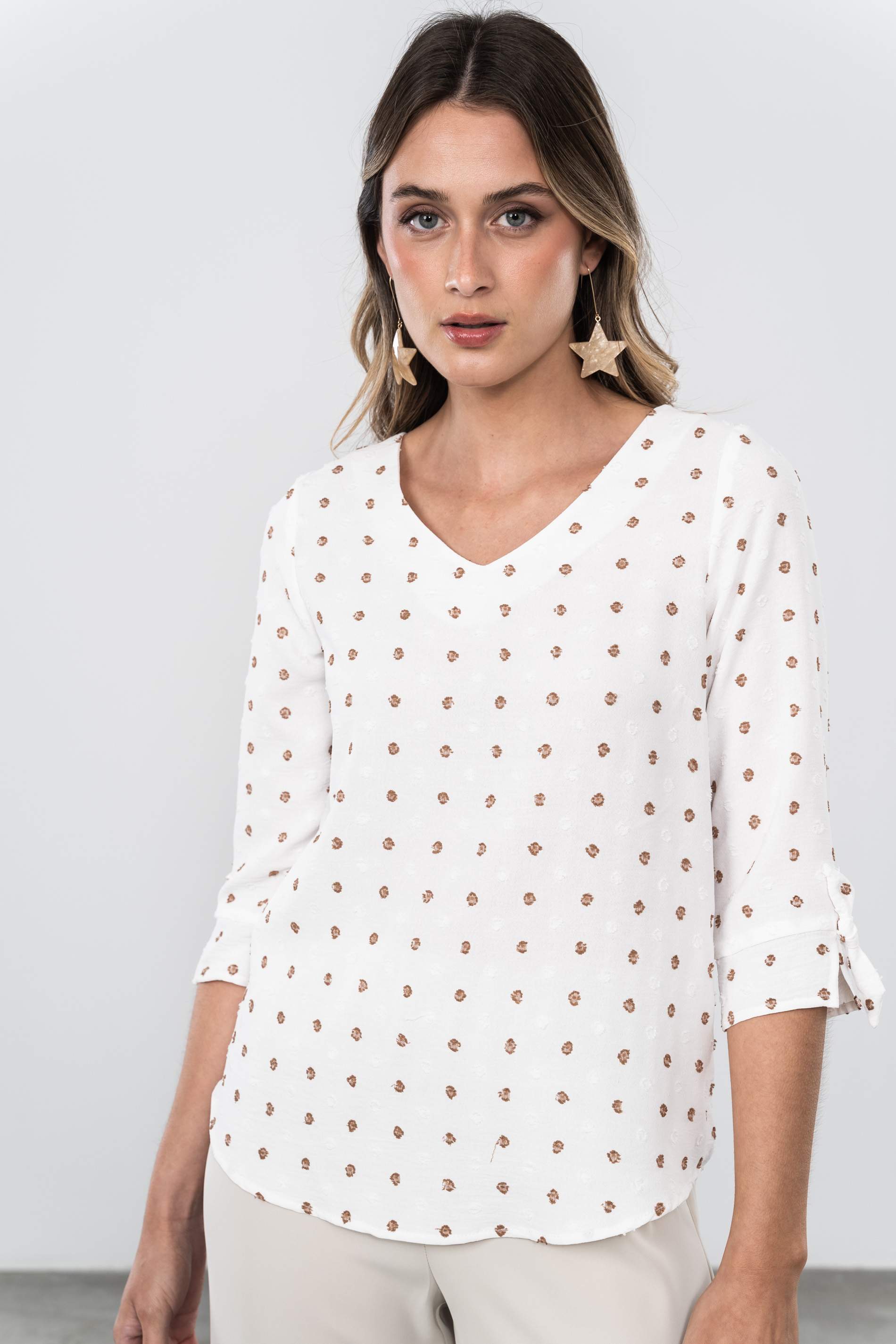 BLUSA PLUMETI COMBINADO