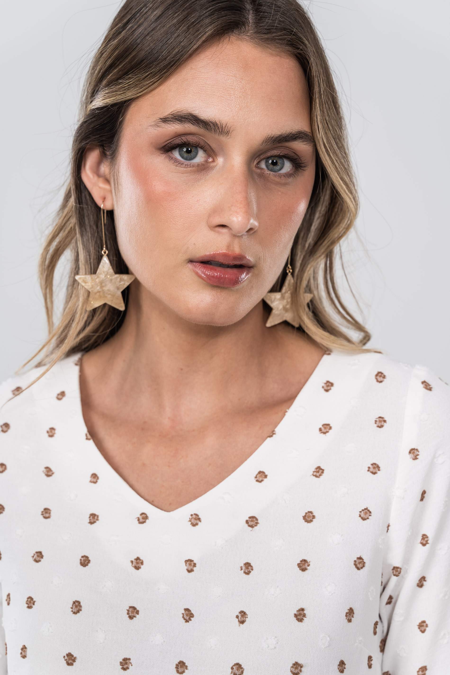 BLUSA PLUMETI COMBINADO