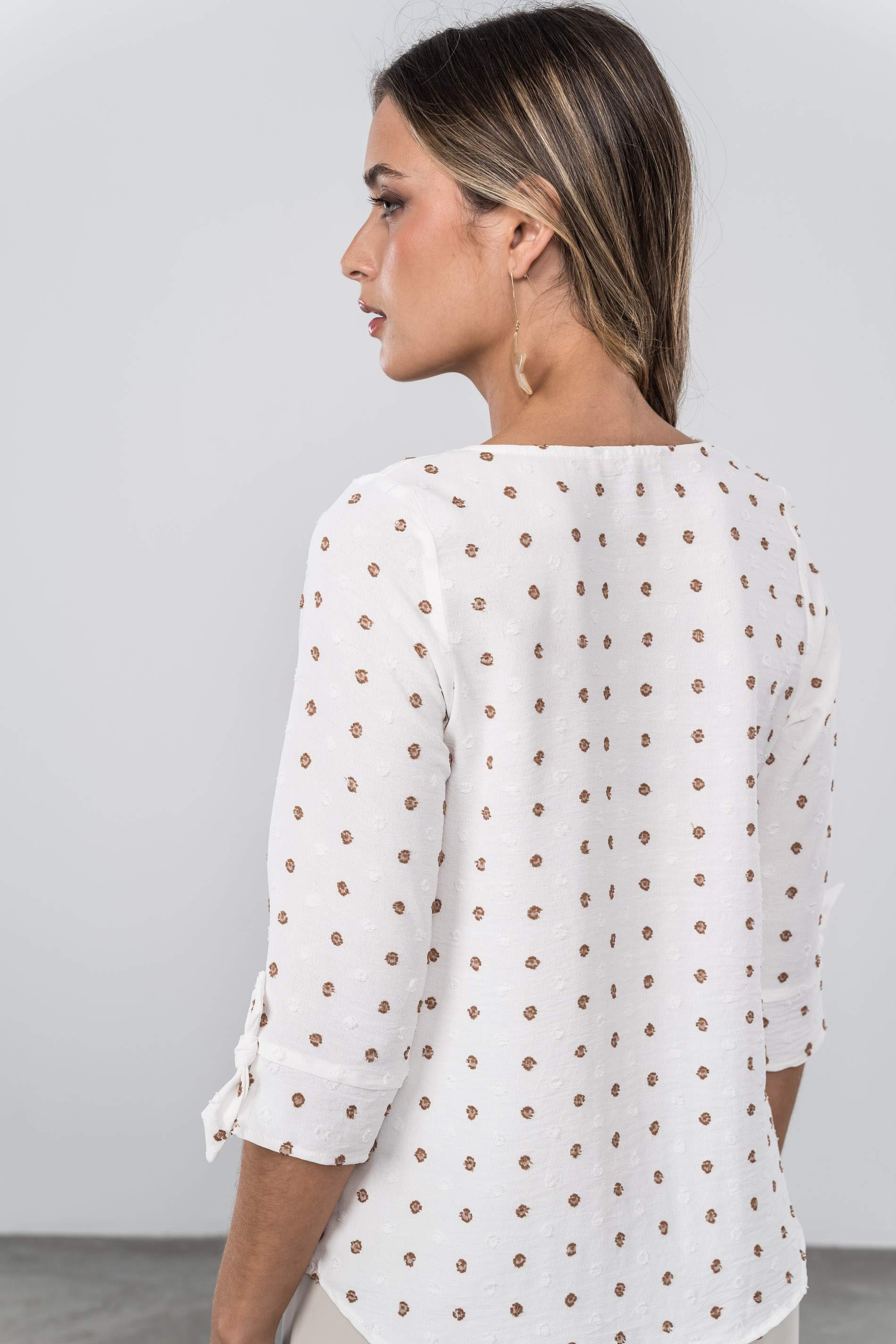 BLUSA PLUMETI COMBINADO