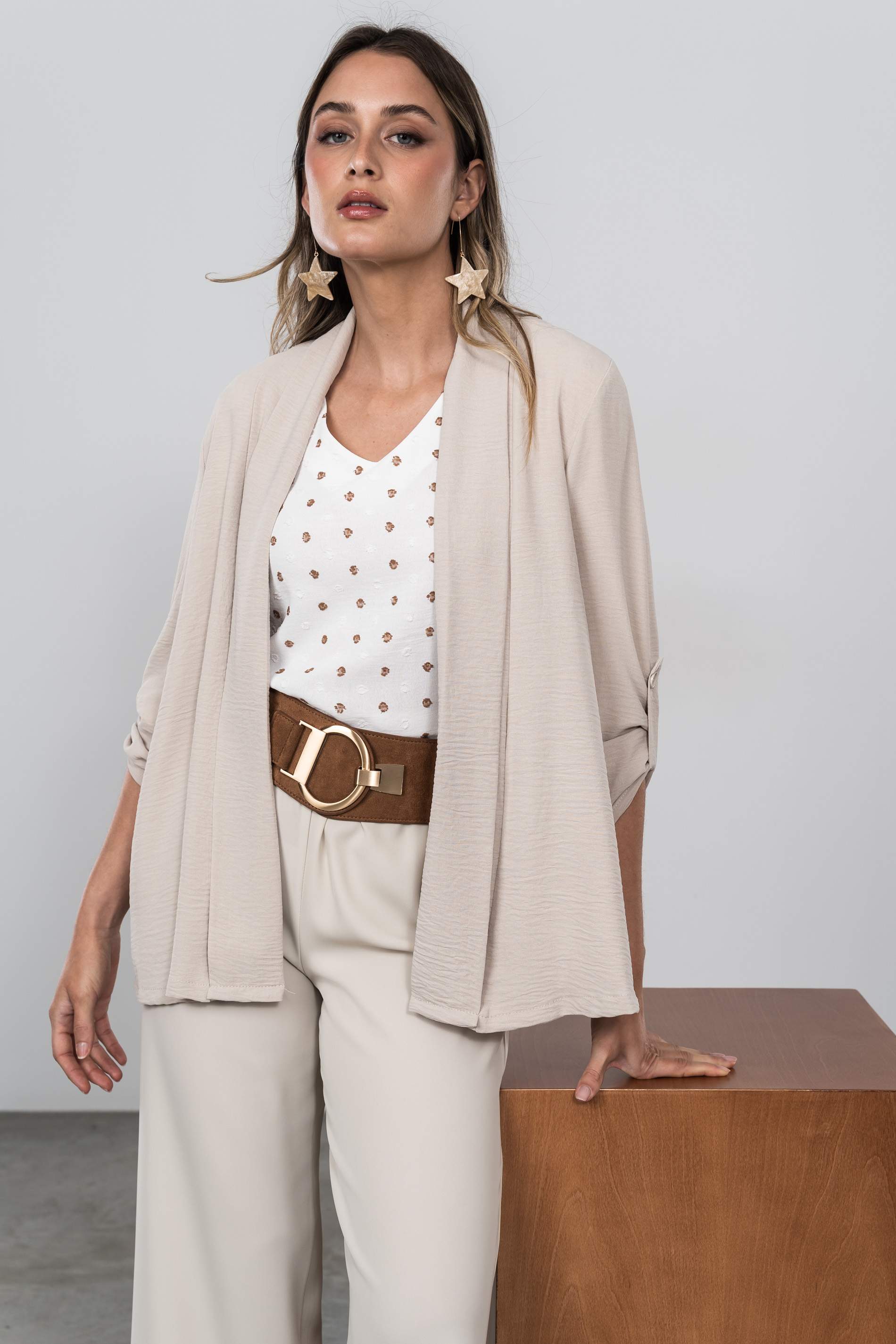 BLUSA PLUMETI COMBINADO