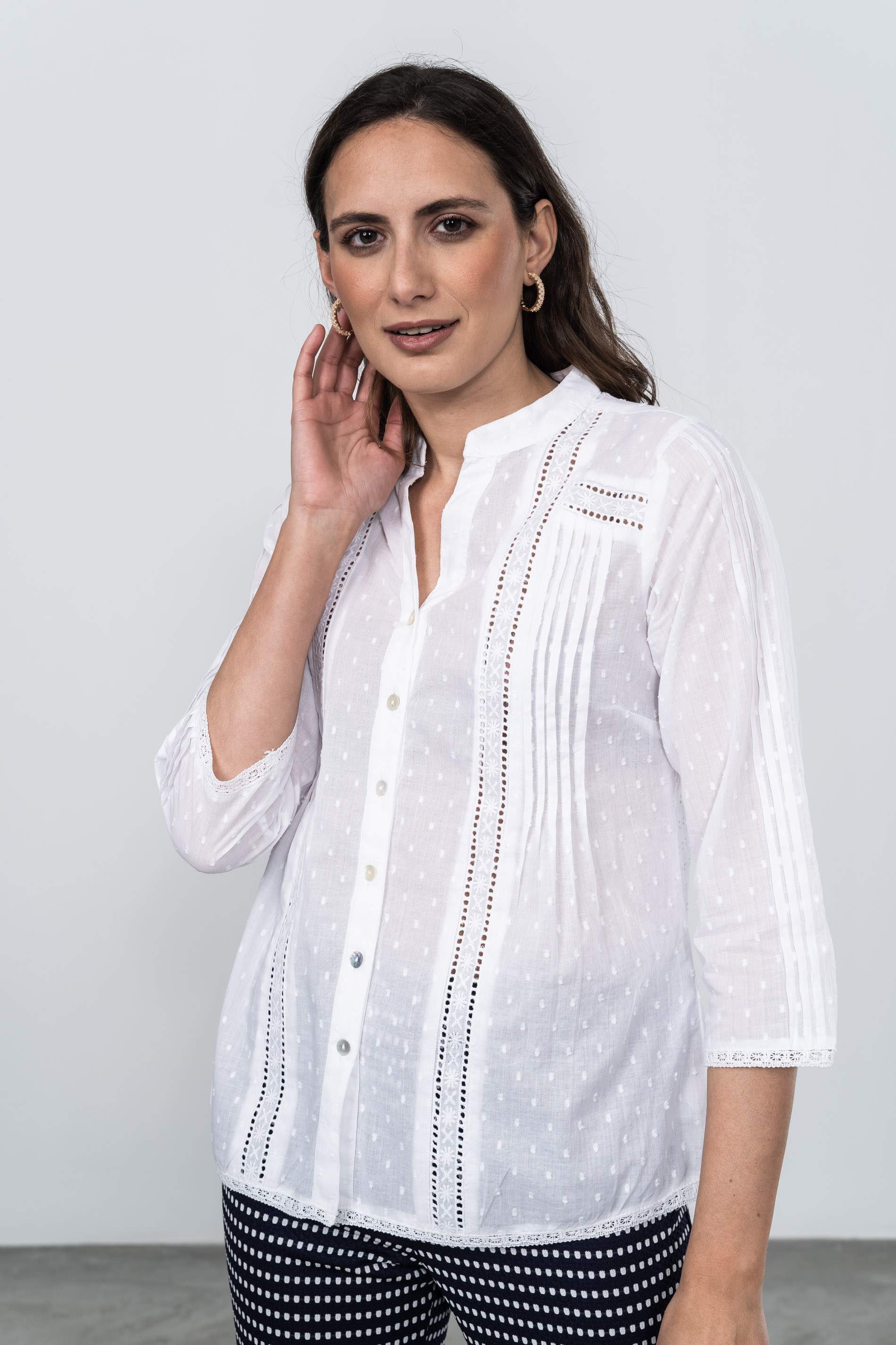 BLUSA PLUMETI JARETAS BLANCO