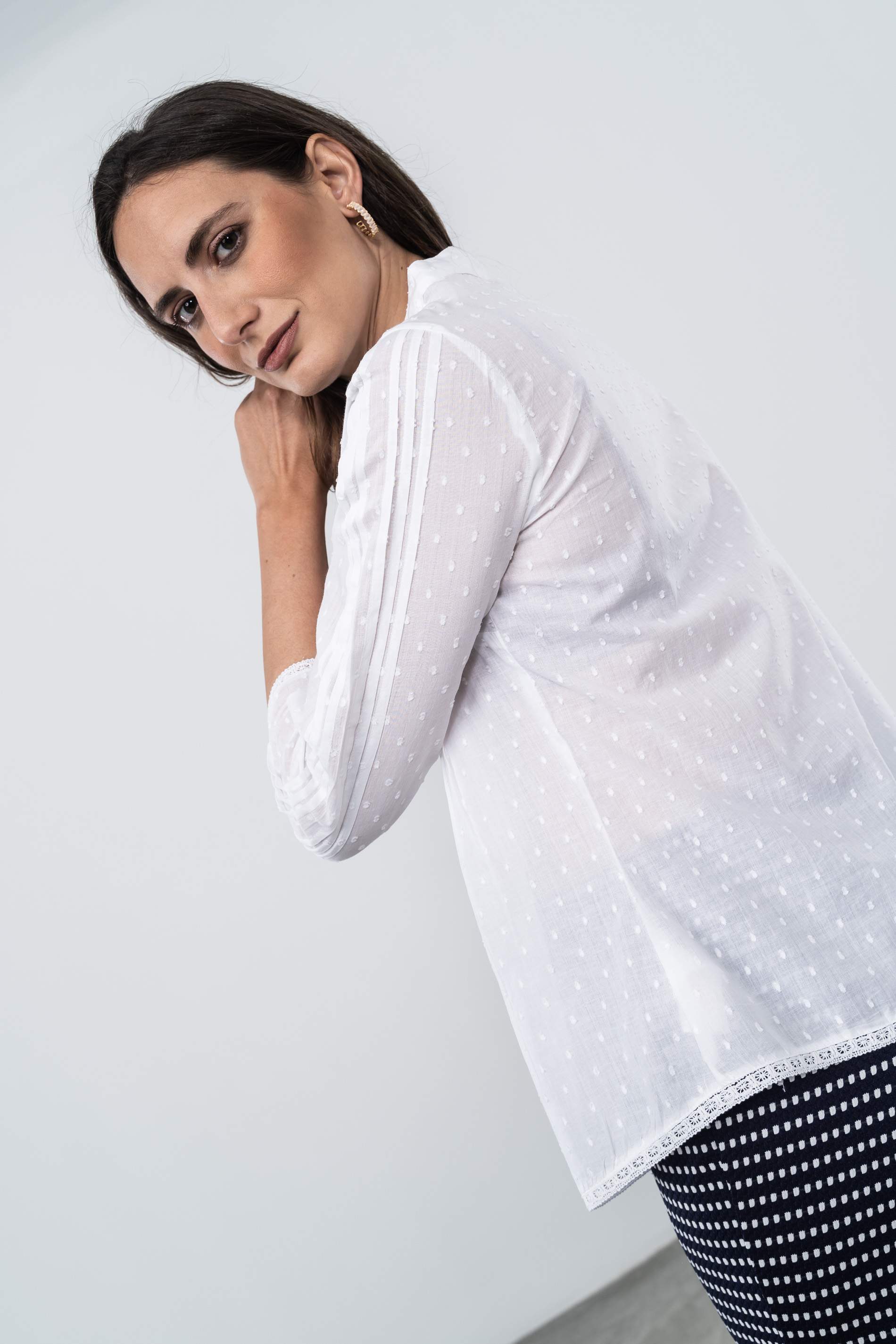 BLUSA PLUMETI JARETAS BLANCO