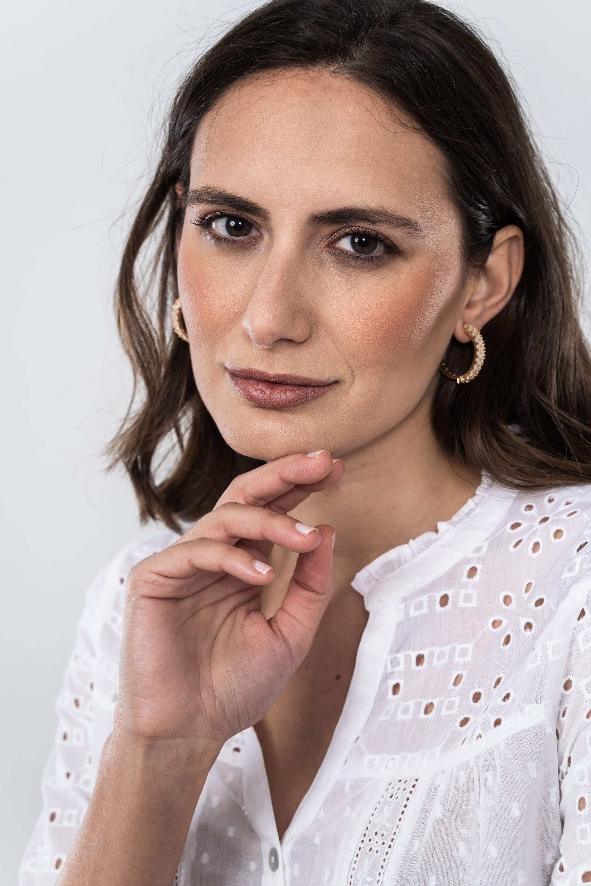 BLUSA TEJIDO PERFORADO BLANCO