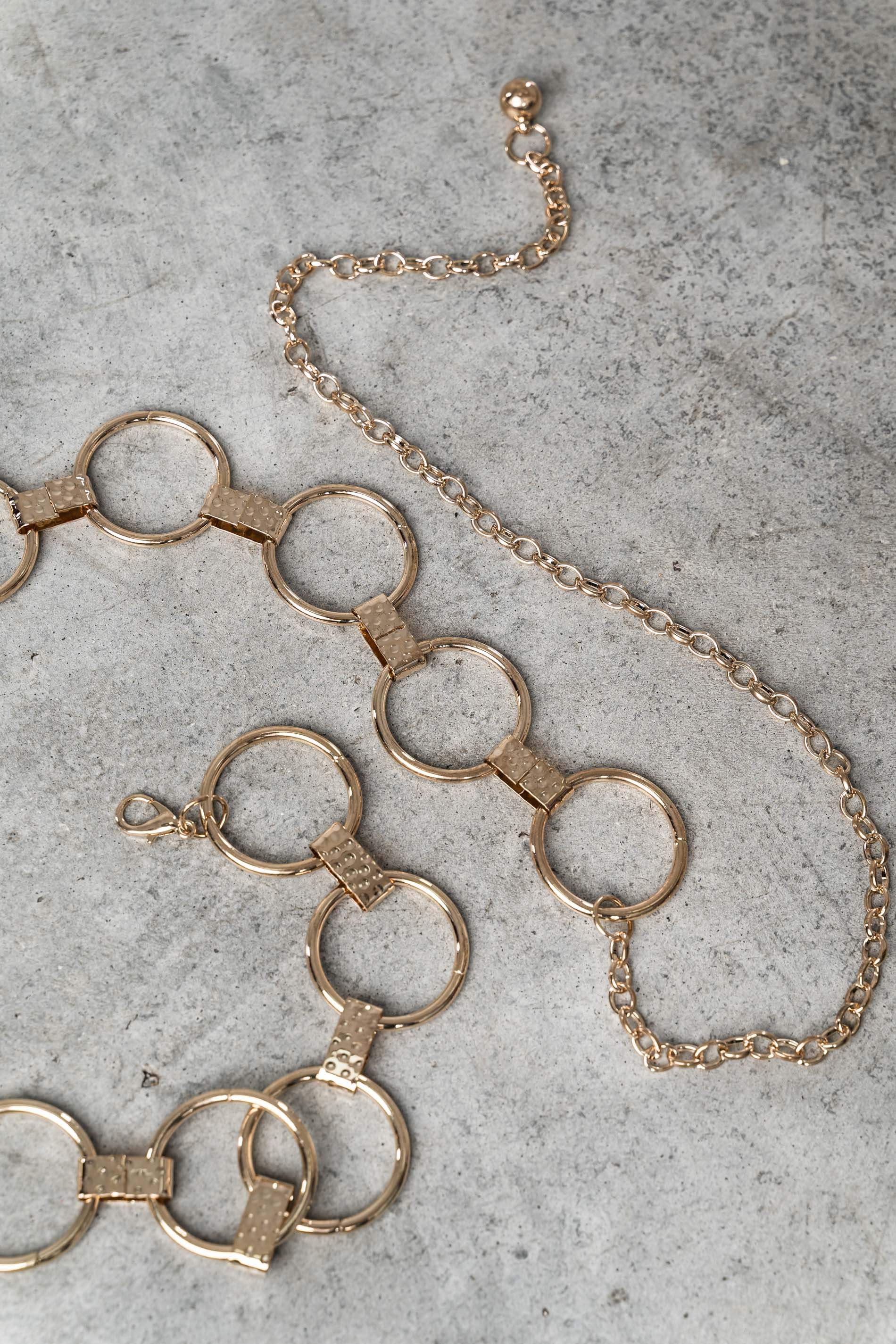 CINTURÓN CADENA AROS
