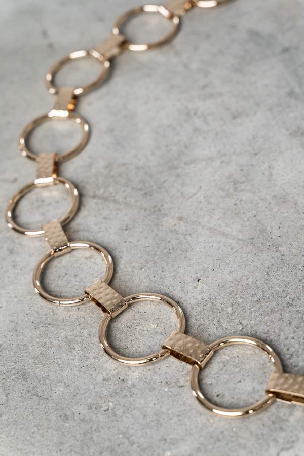 CINTURÓN CADENA AROS