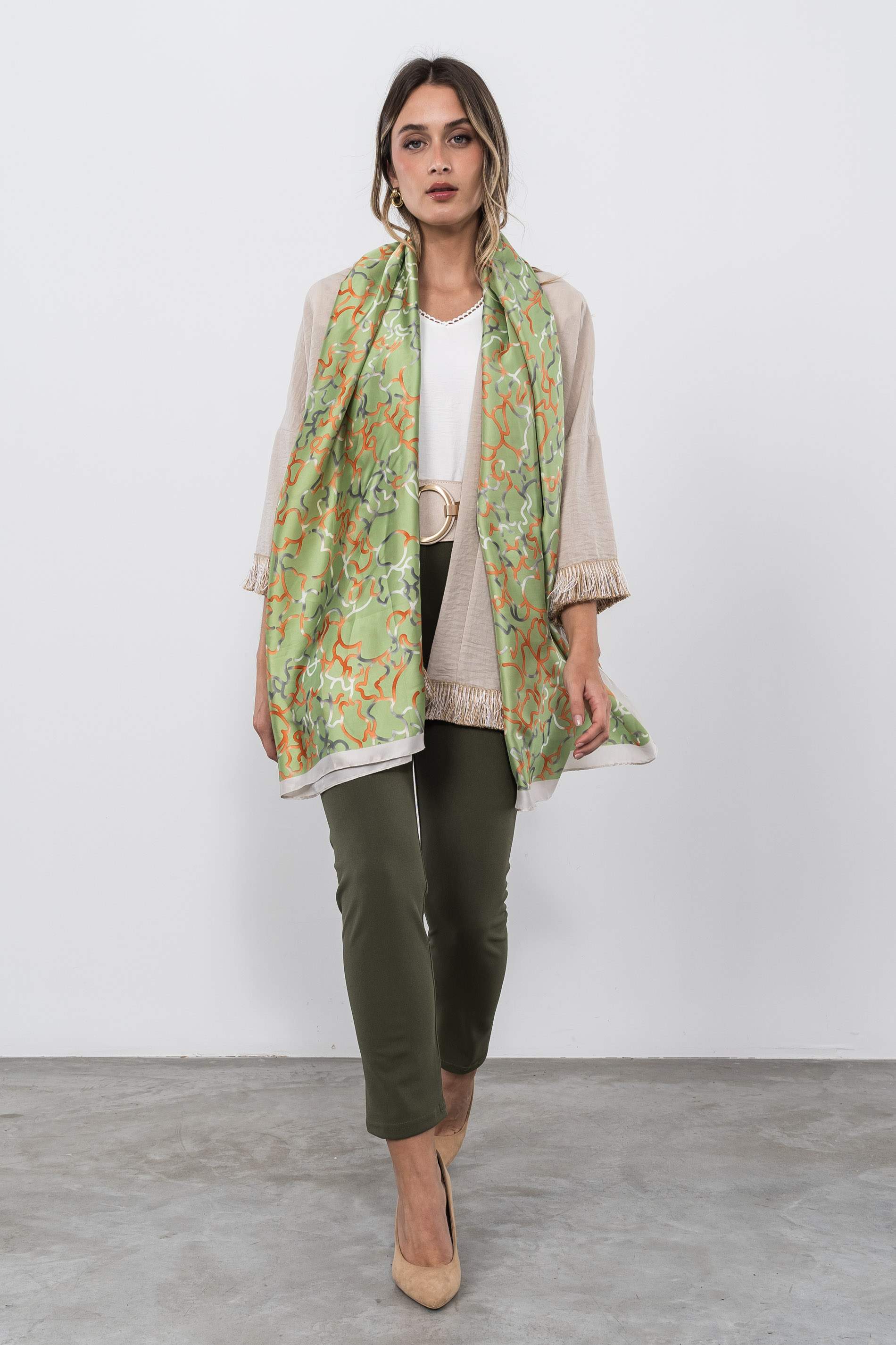 FOULARD EFECTO SEDA TRAZOS