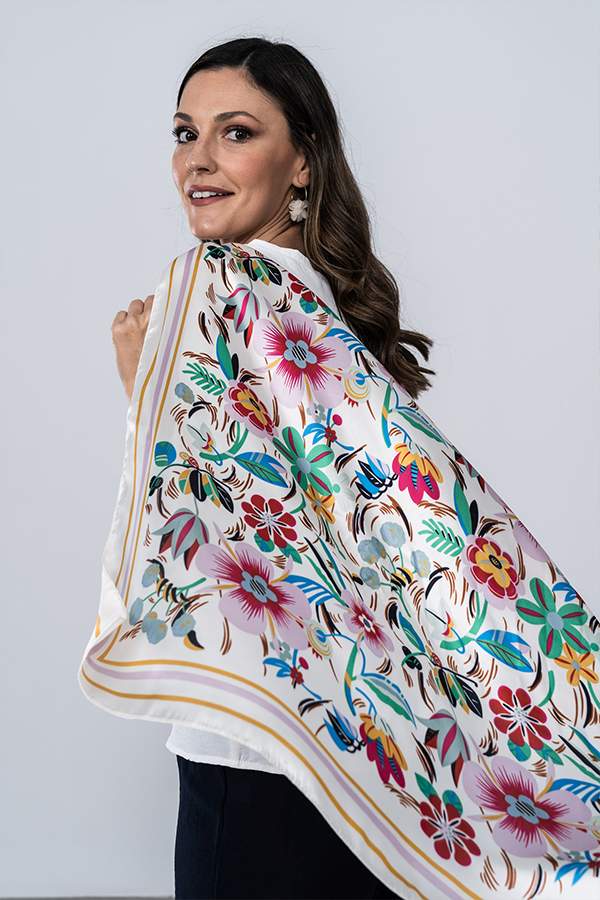 PAÑUELO FLORES