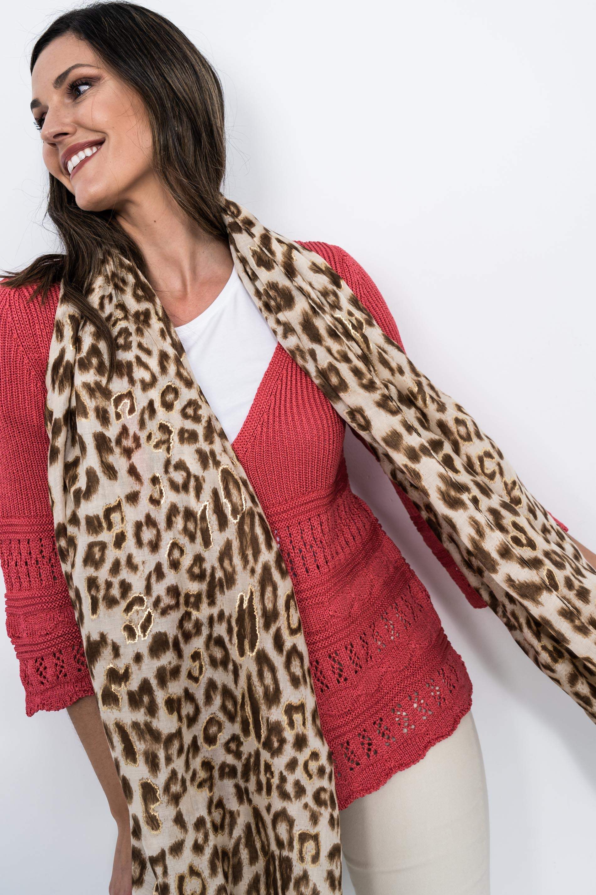 FOULARD ANIMAL ORO