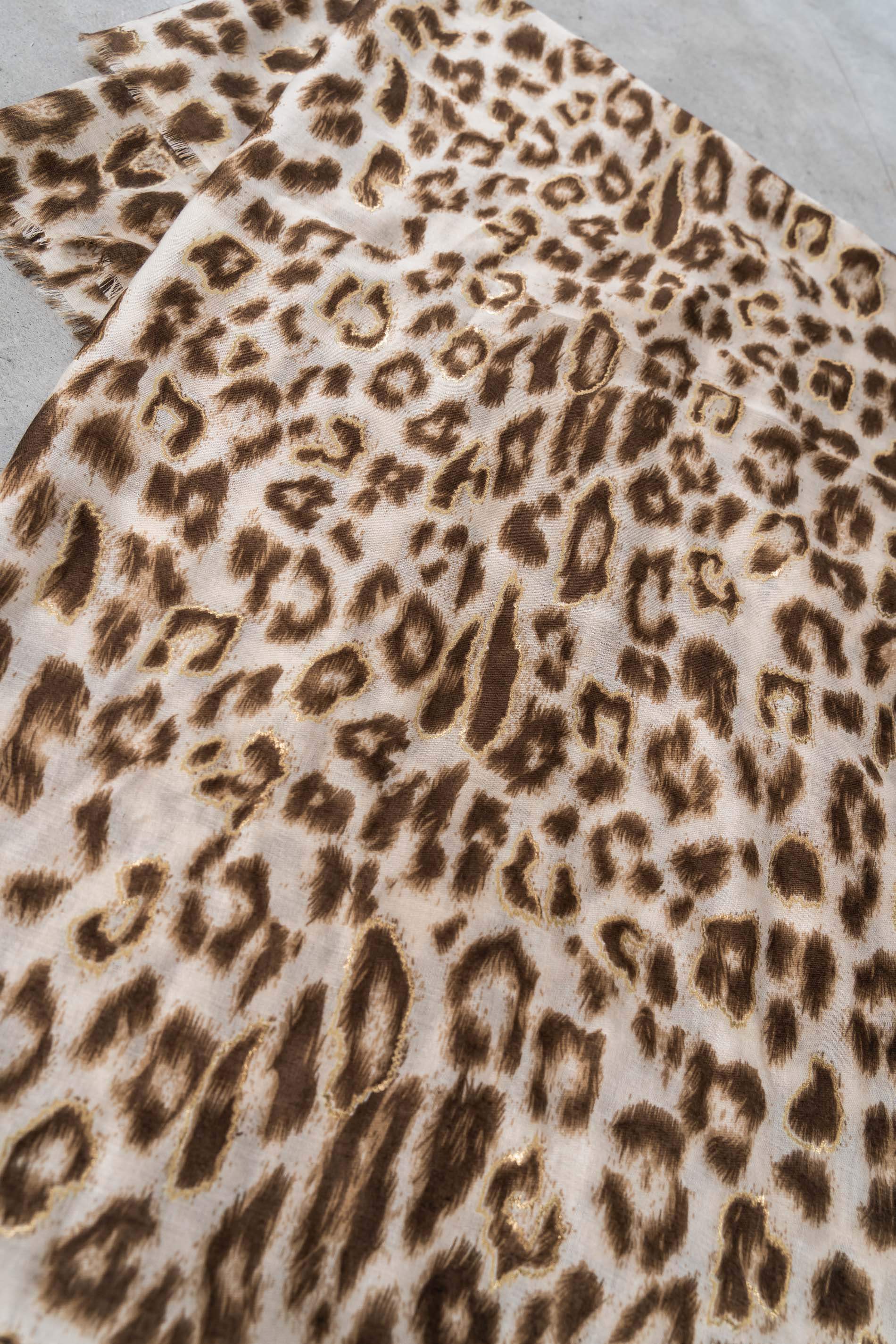FOULARD ANIMAL ORO
