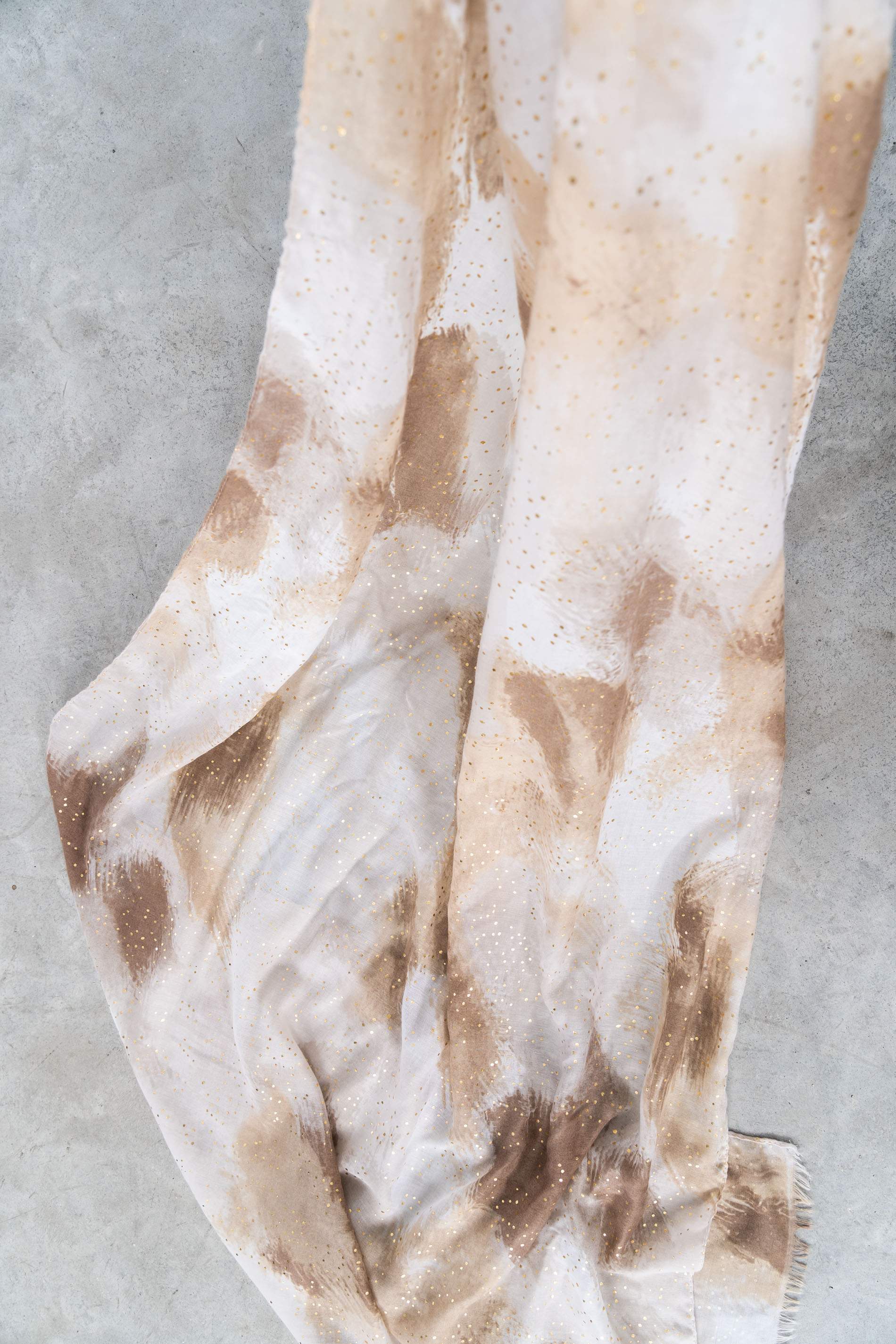 FOULARD MANCHAS ORO