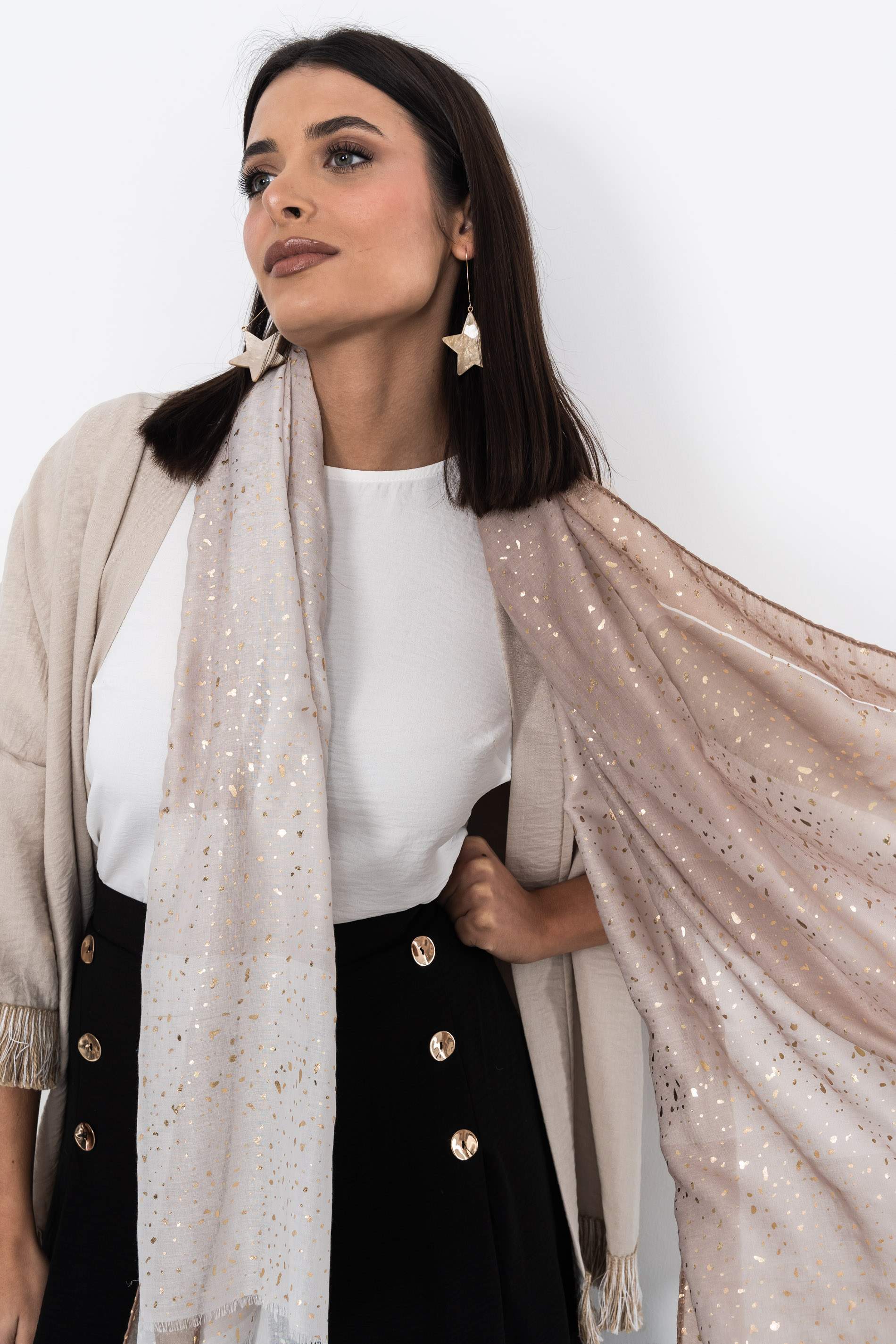 FOULARD MOTAS ORO