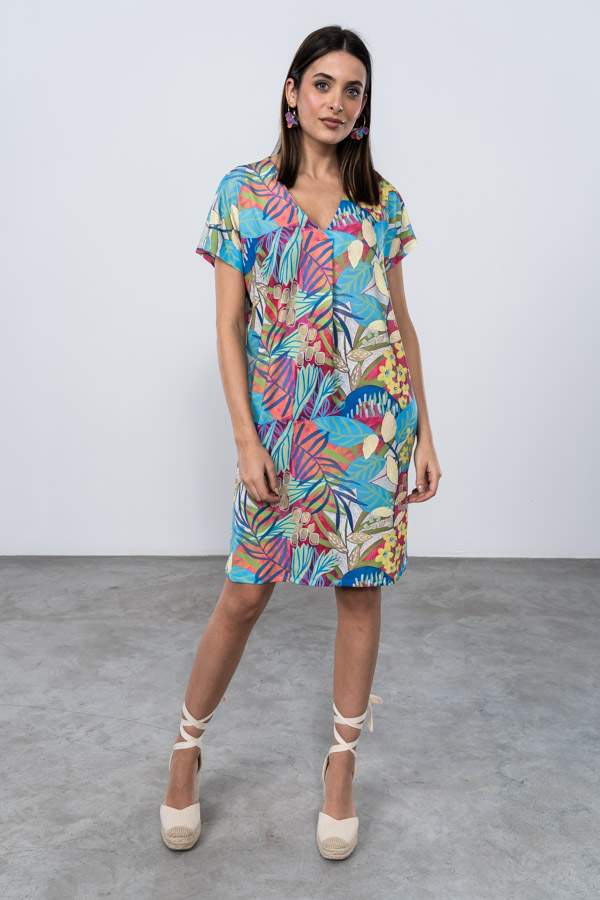 VESTIDO TABLA FLORAL