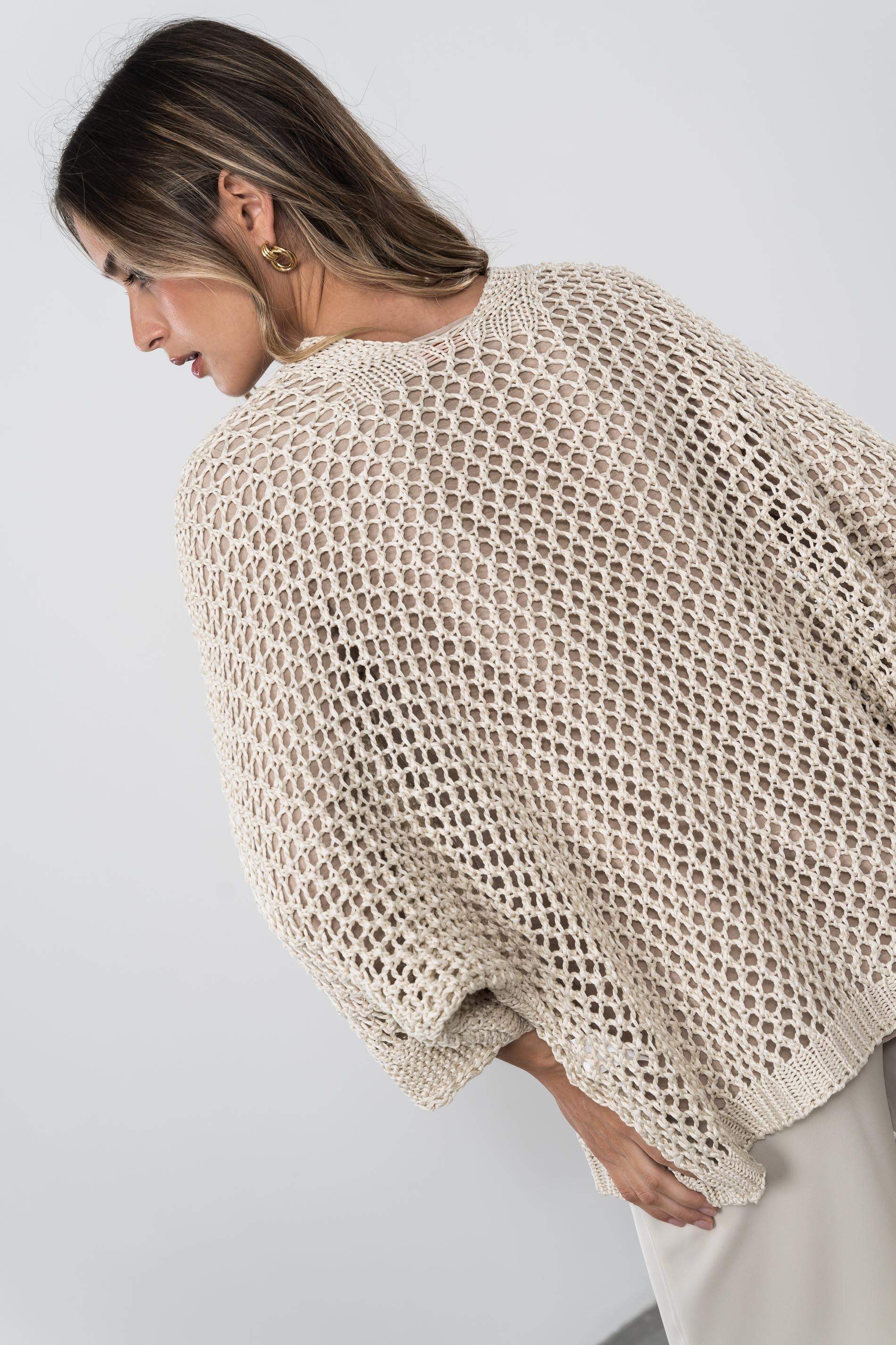 CHAQUETA CALADA ARENA