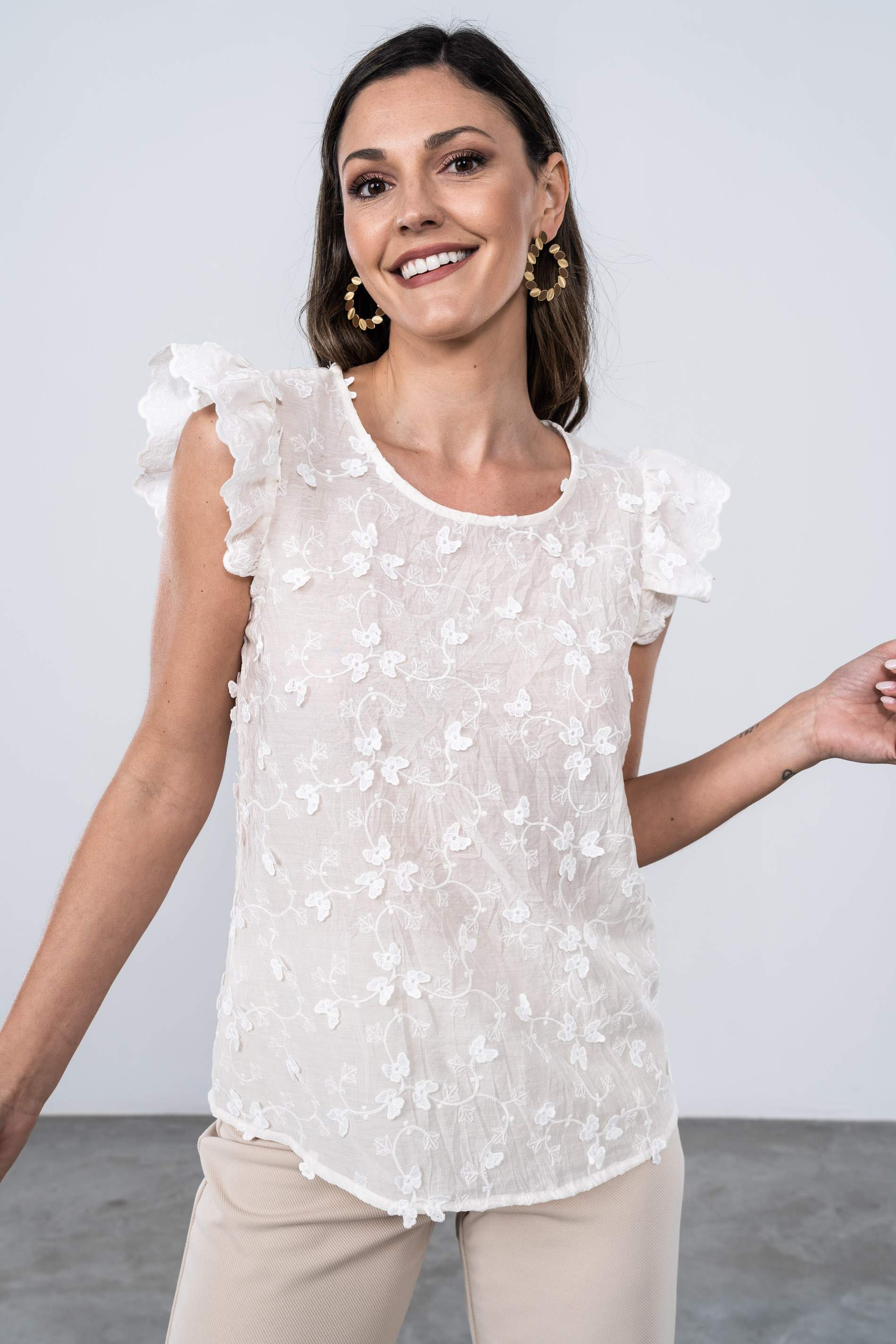 BLUSA TODO BORDADOS