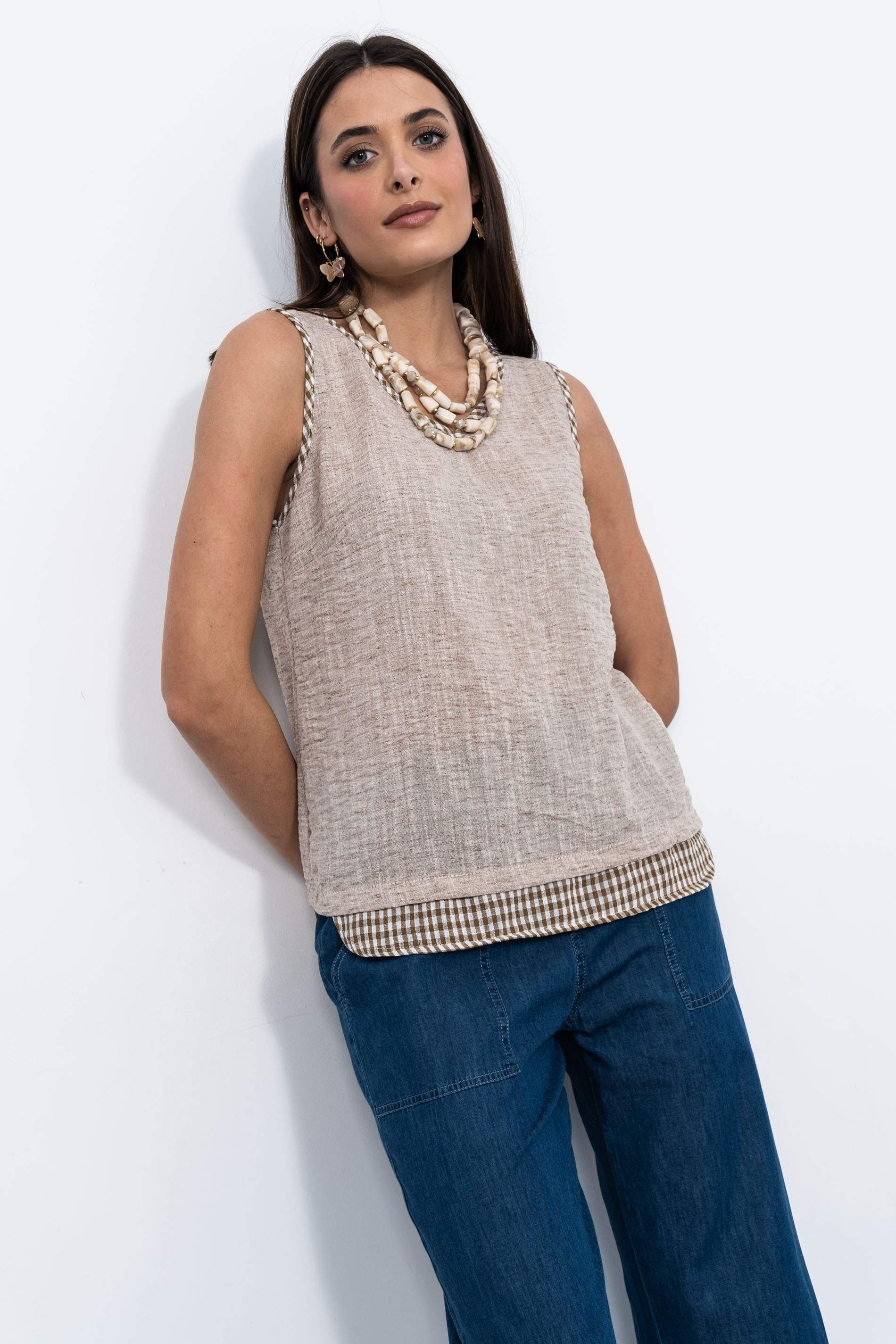 PANTALÓN VAQUERO GOMA AZUL