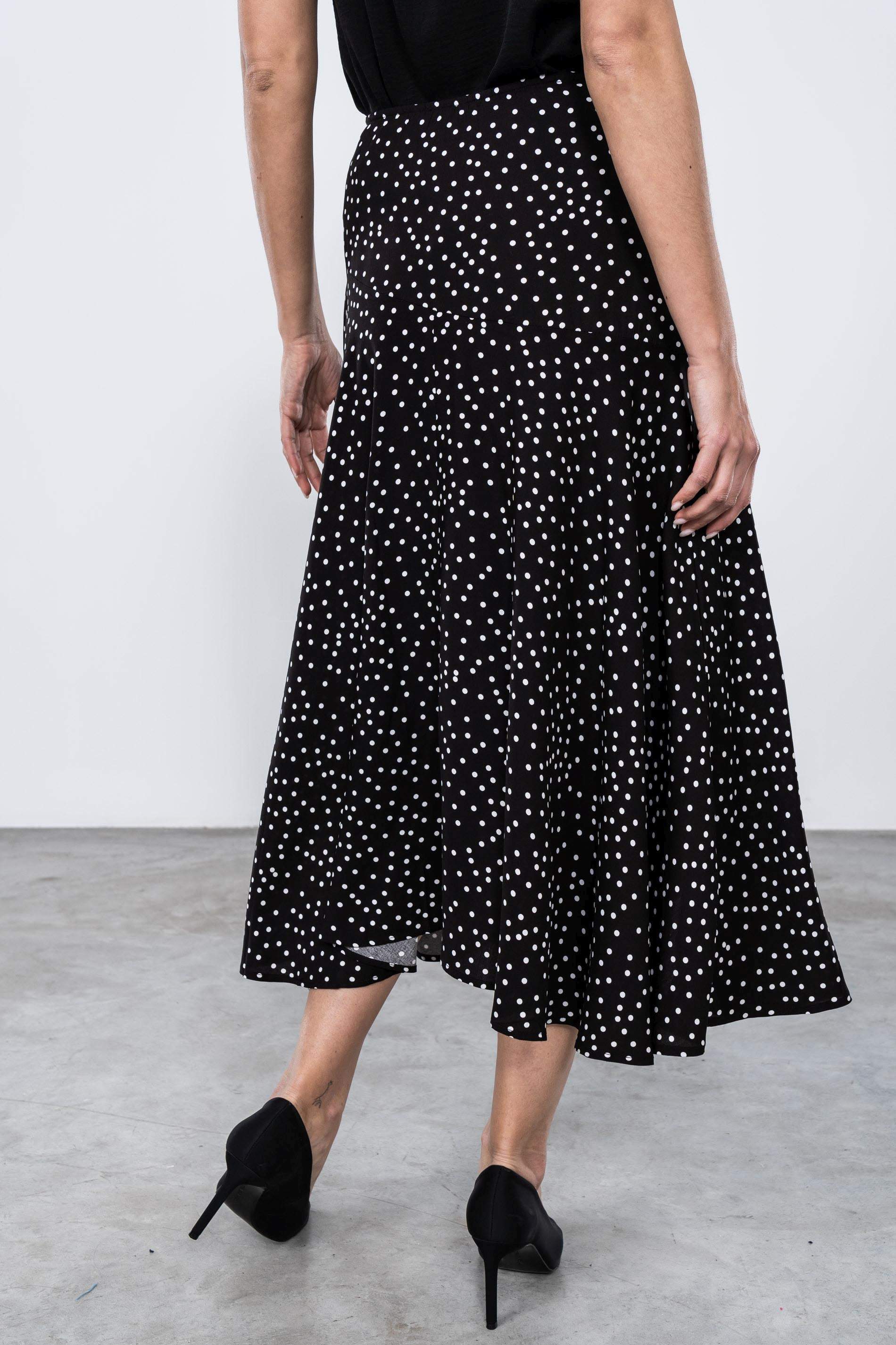 FALDA MIDI TOPOS