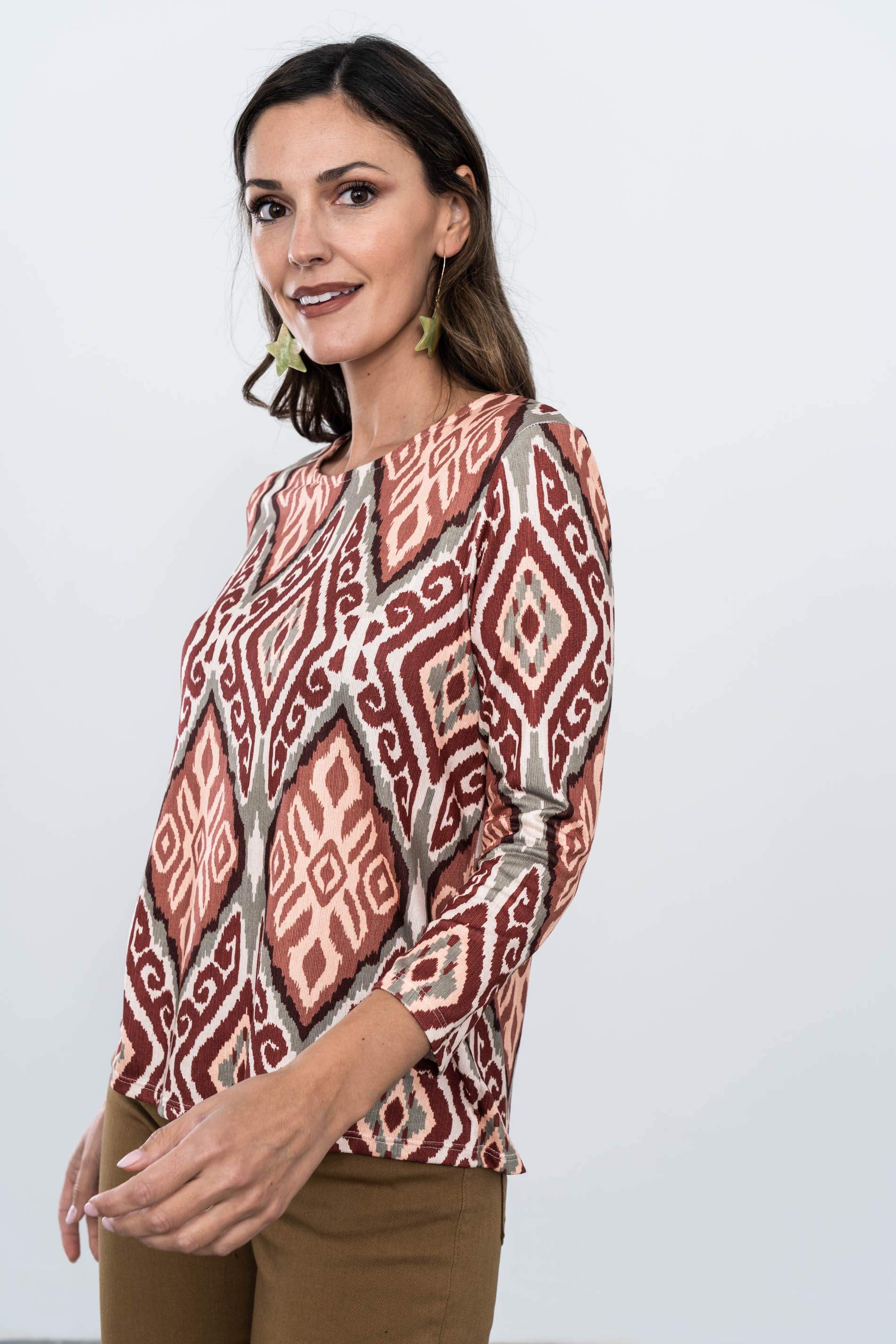 CAMISETA PUNTO AZTECA CALDERA