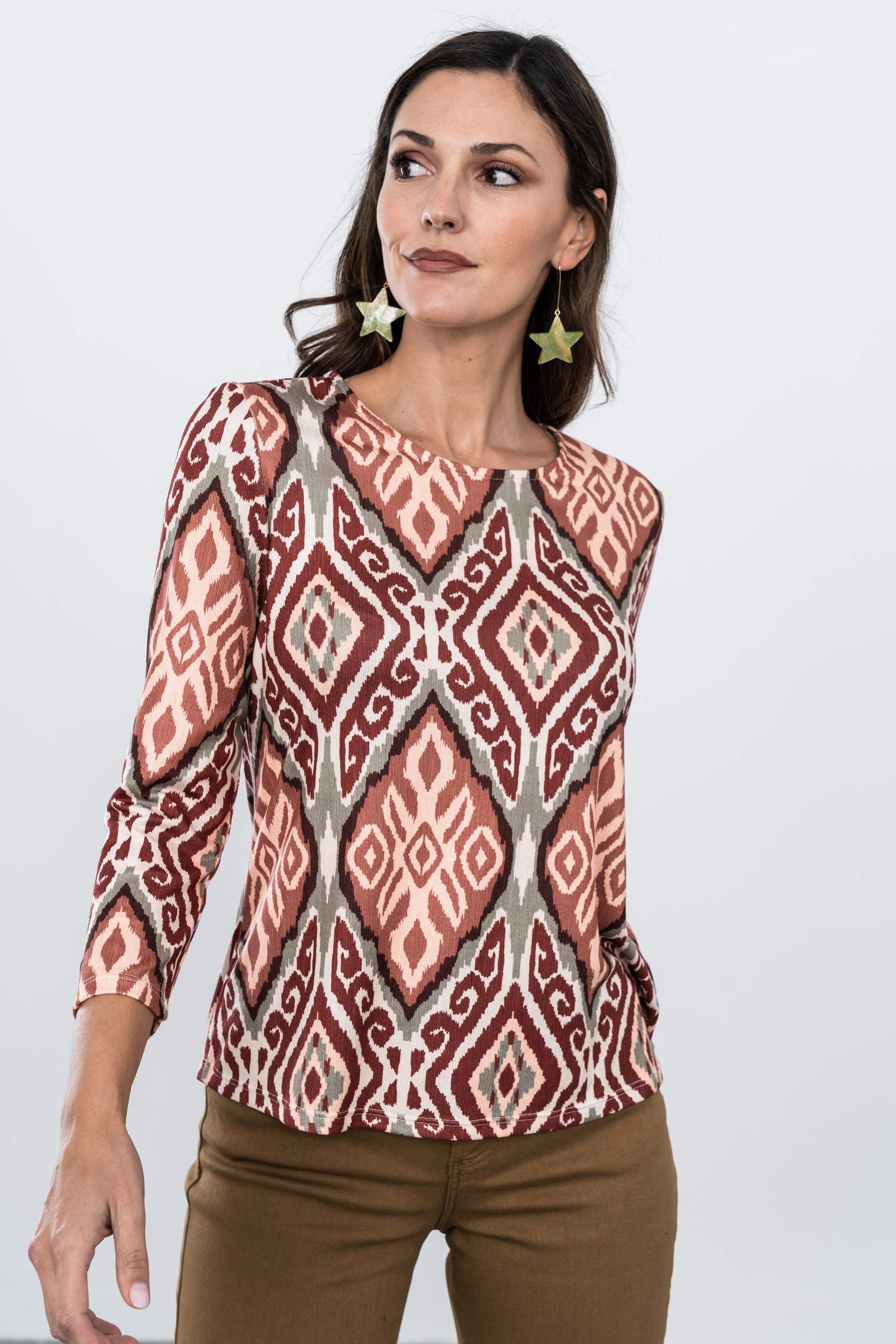 CAMISETA PUNTO AZTECA CALDERA