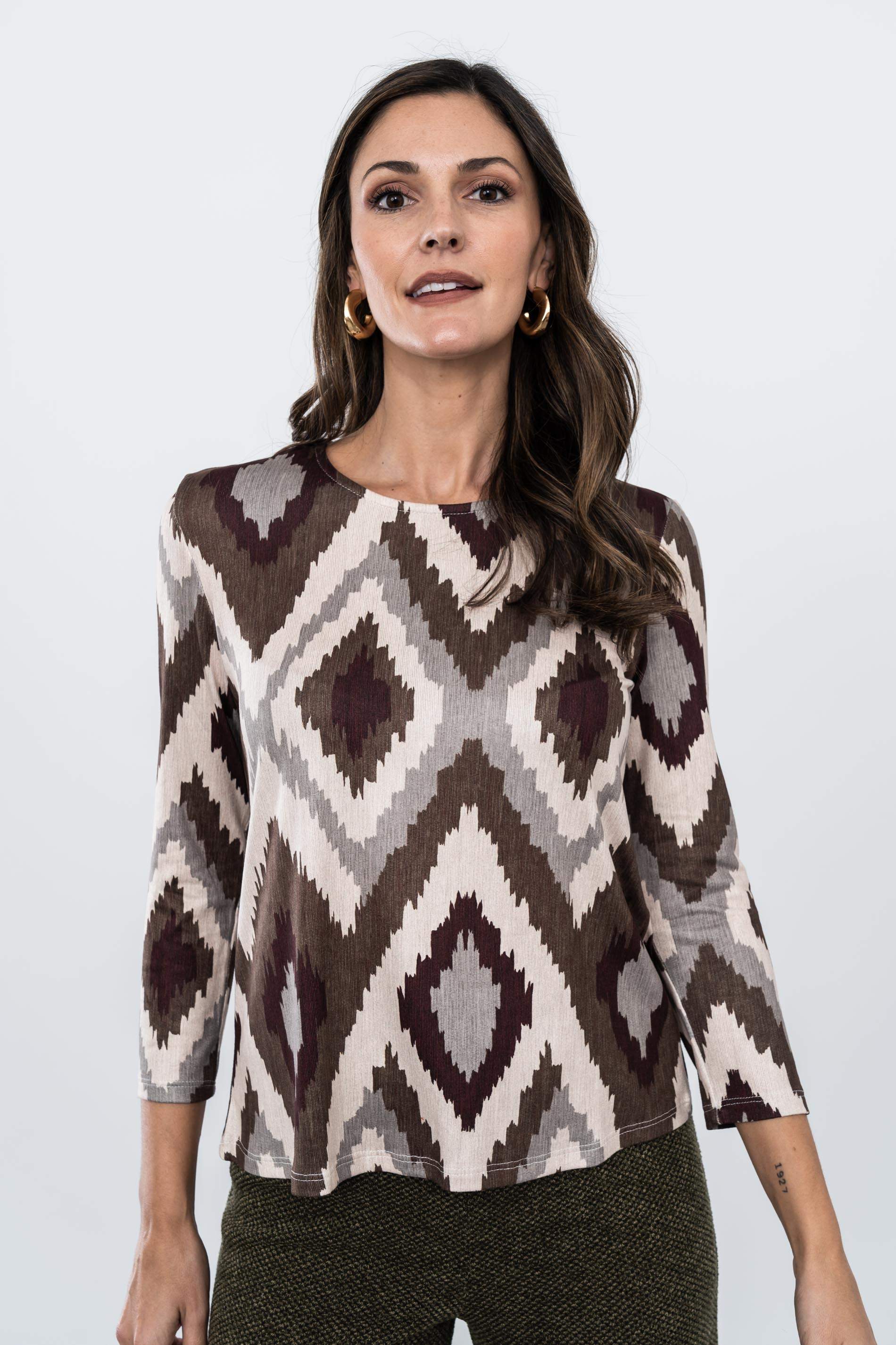 CAMISETA PUNTO ROMBO