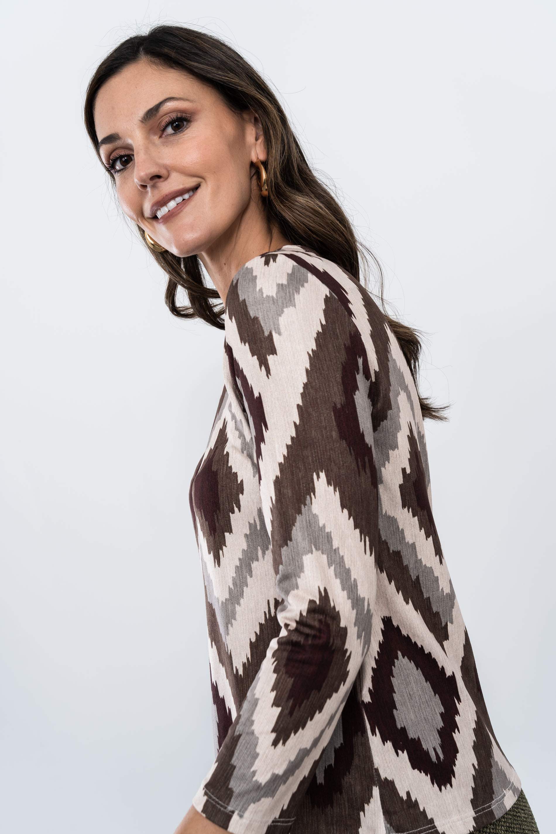 CAMISETA PUNTO ROMBO