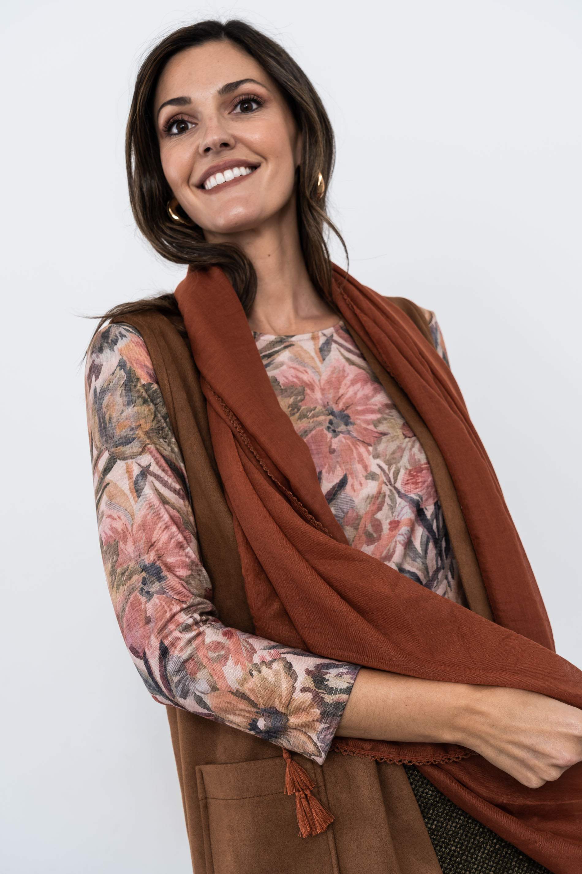 CAMISETA PUNTO FLORAL