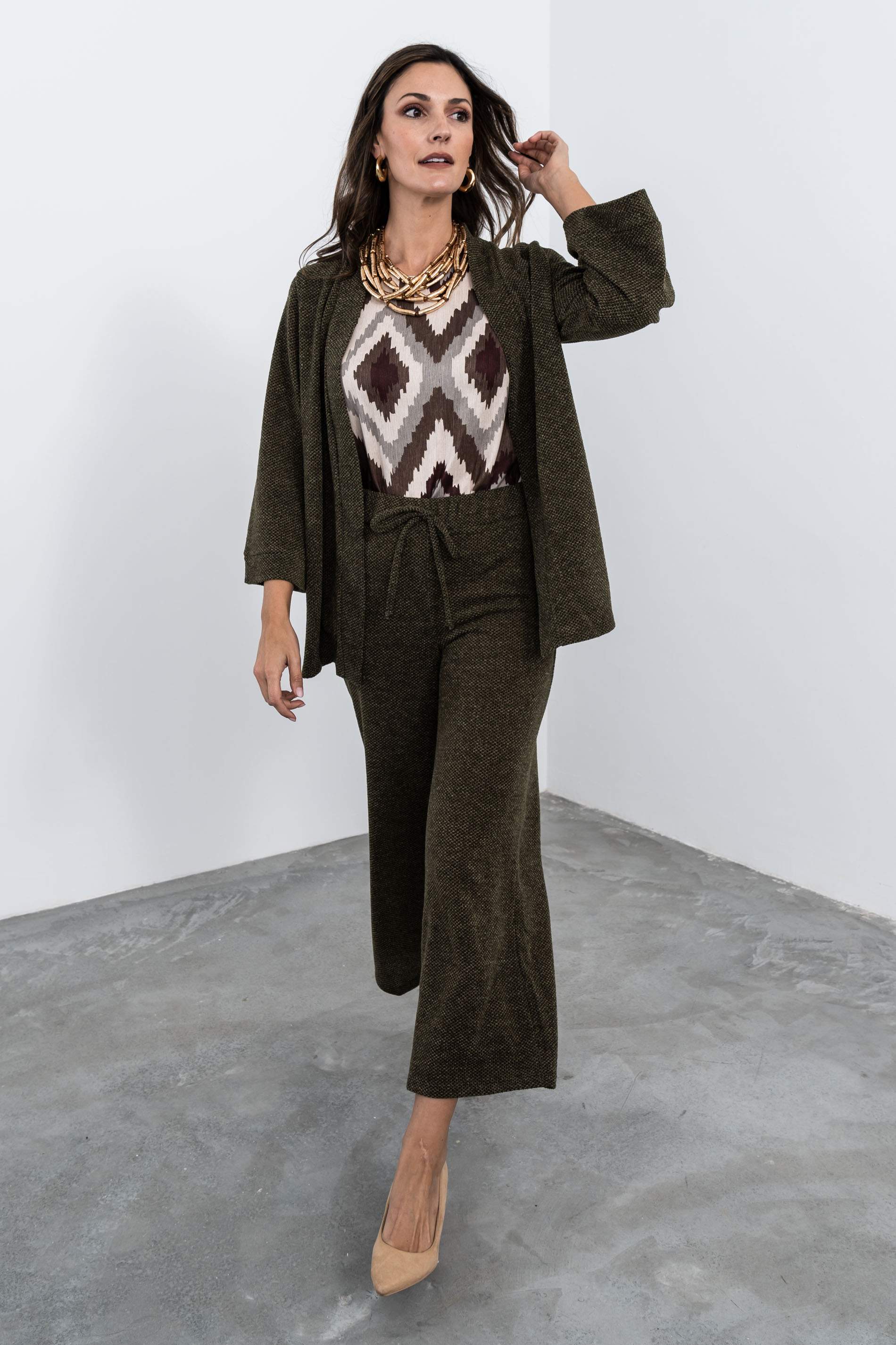 CHAQUETA PUNTO TEXTURA