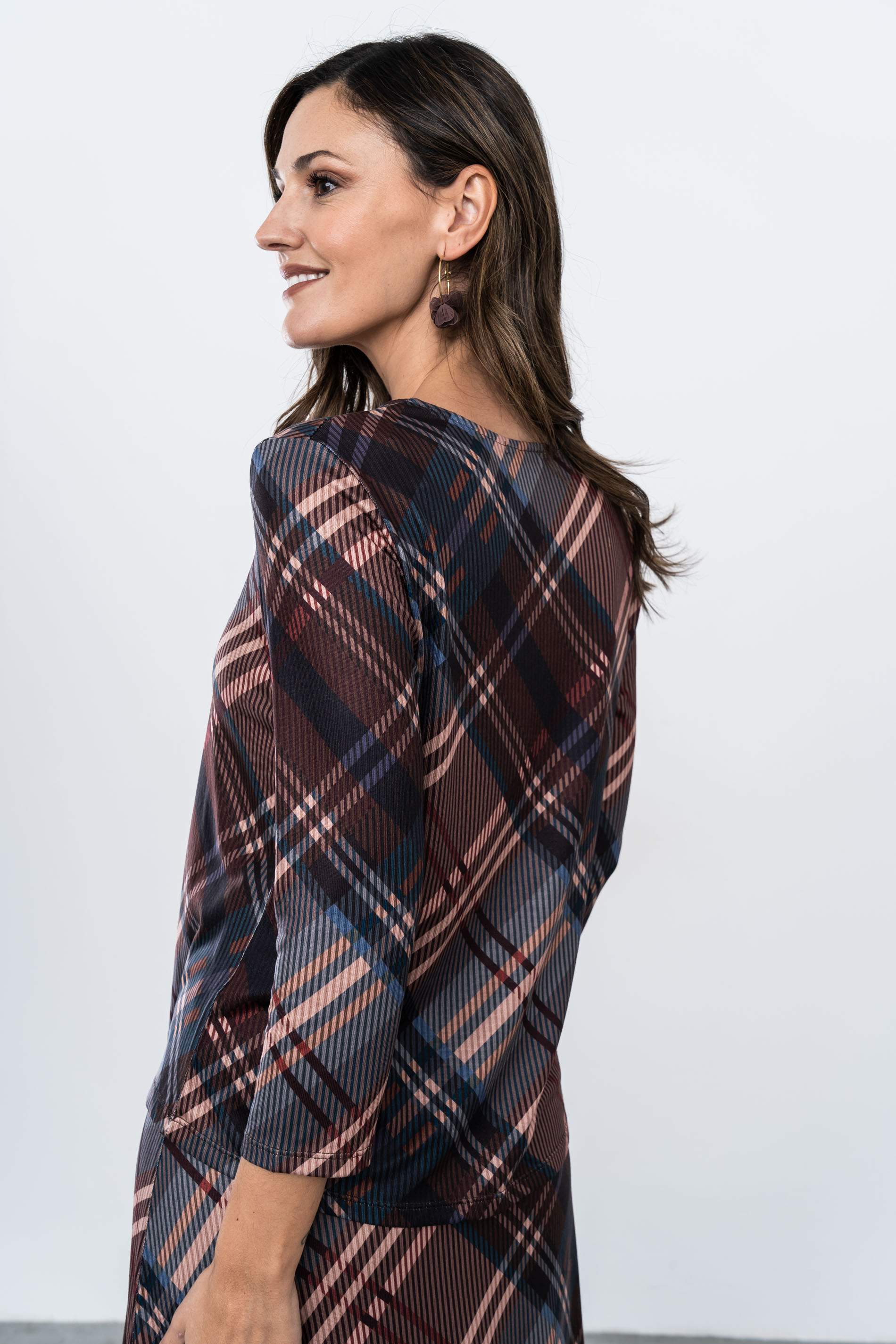 CAMISETA PUNTO CUADROS