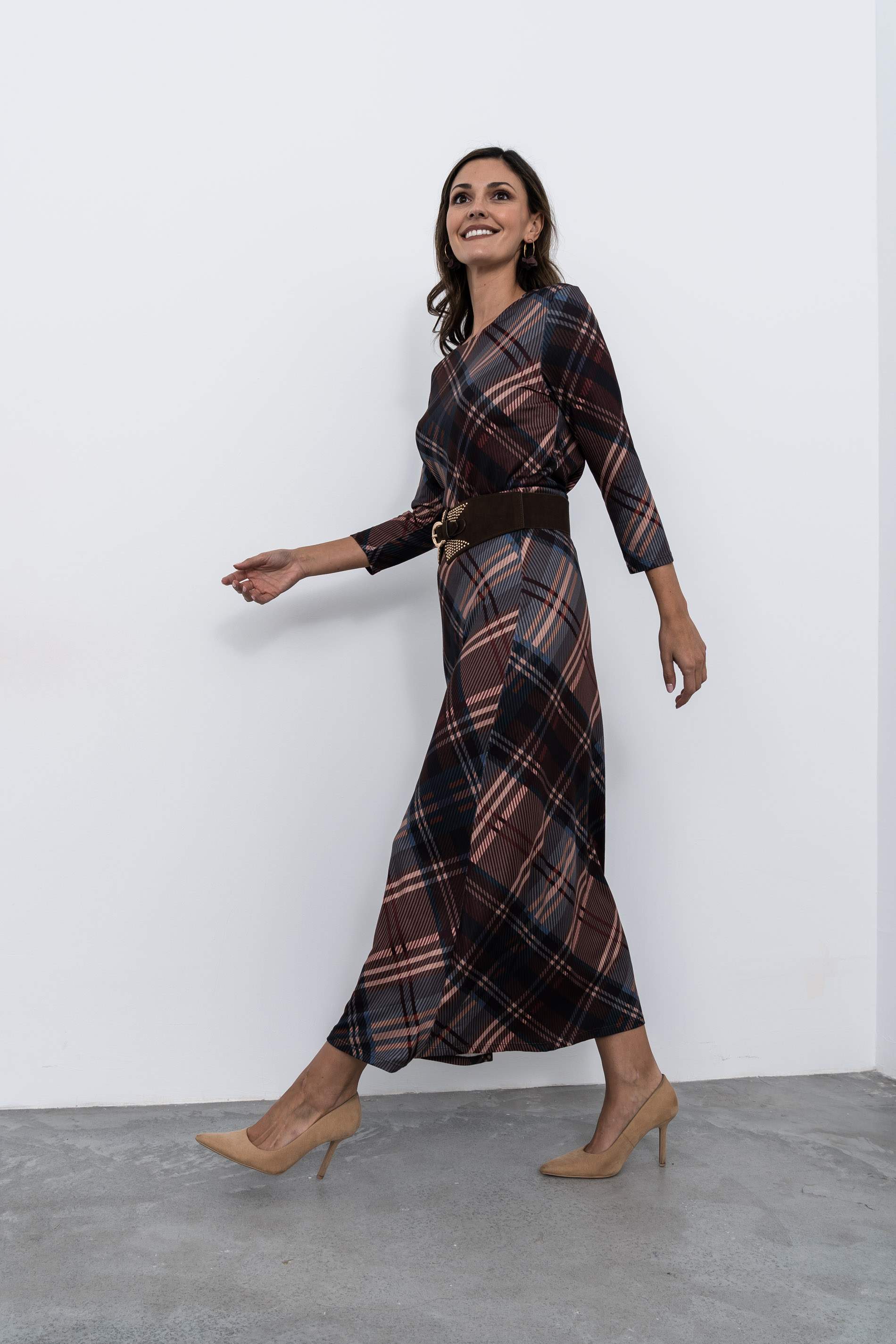 CAMISETA PUNTO CUADROS