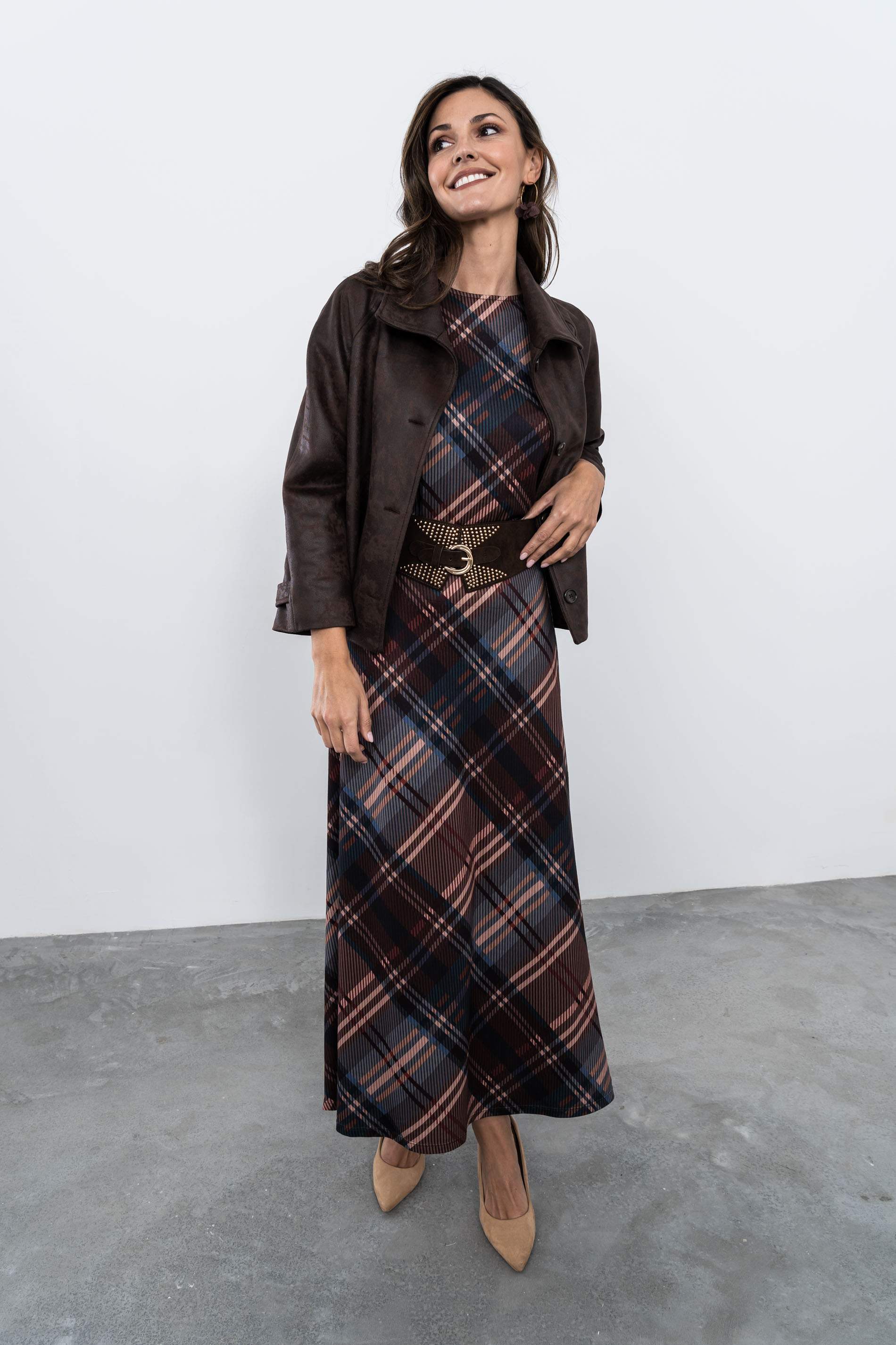 CAMISETA PUNTO CUADROS