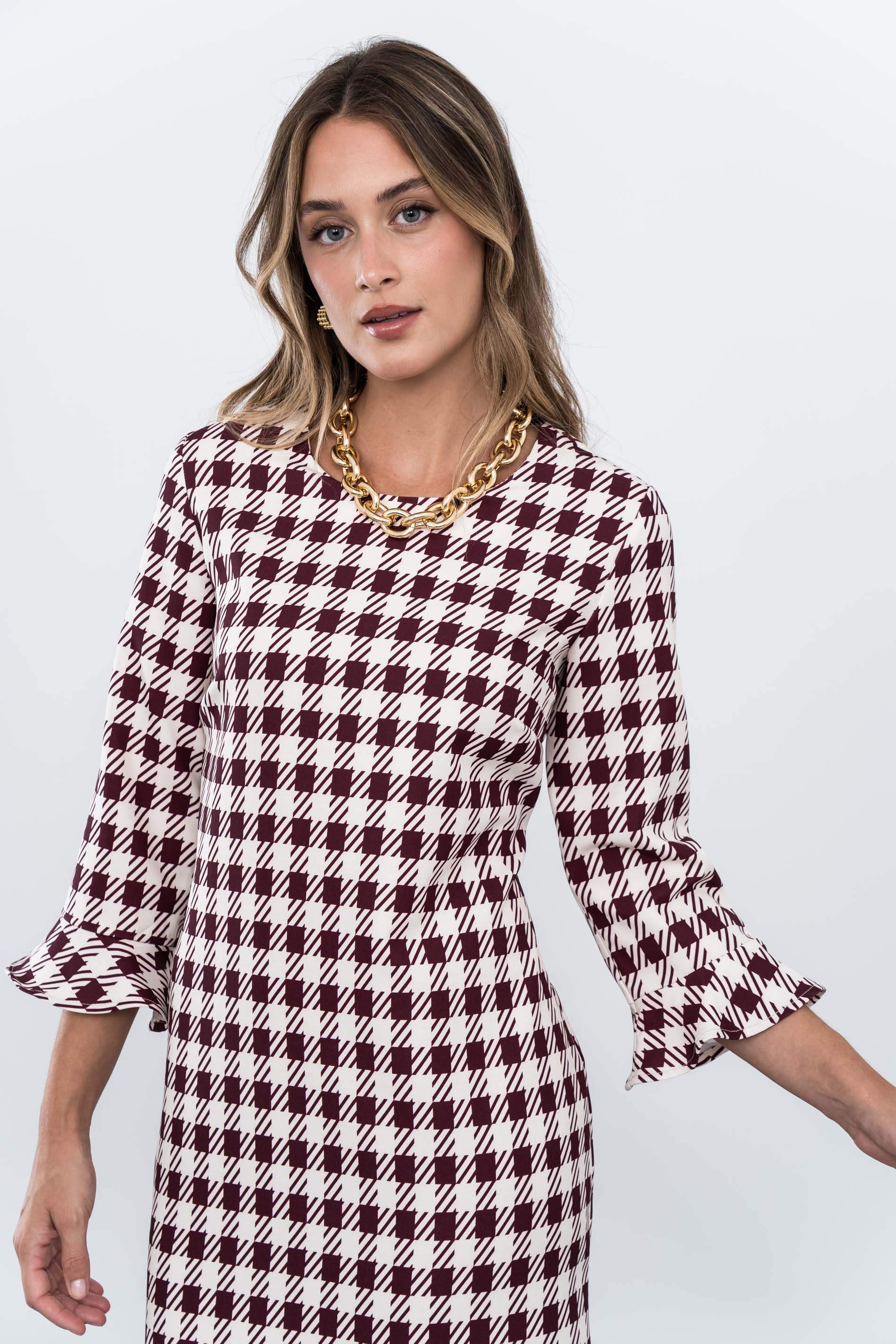 VESTIDO PATA DE GALLO