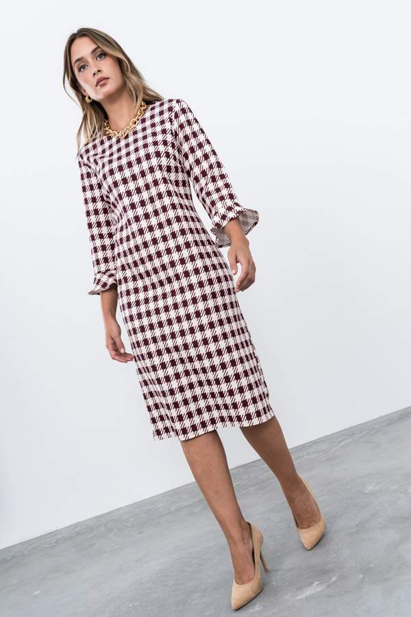 VESTIDO PATA DE GALLO