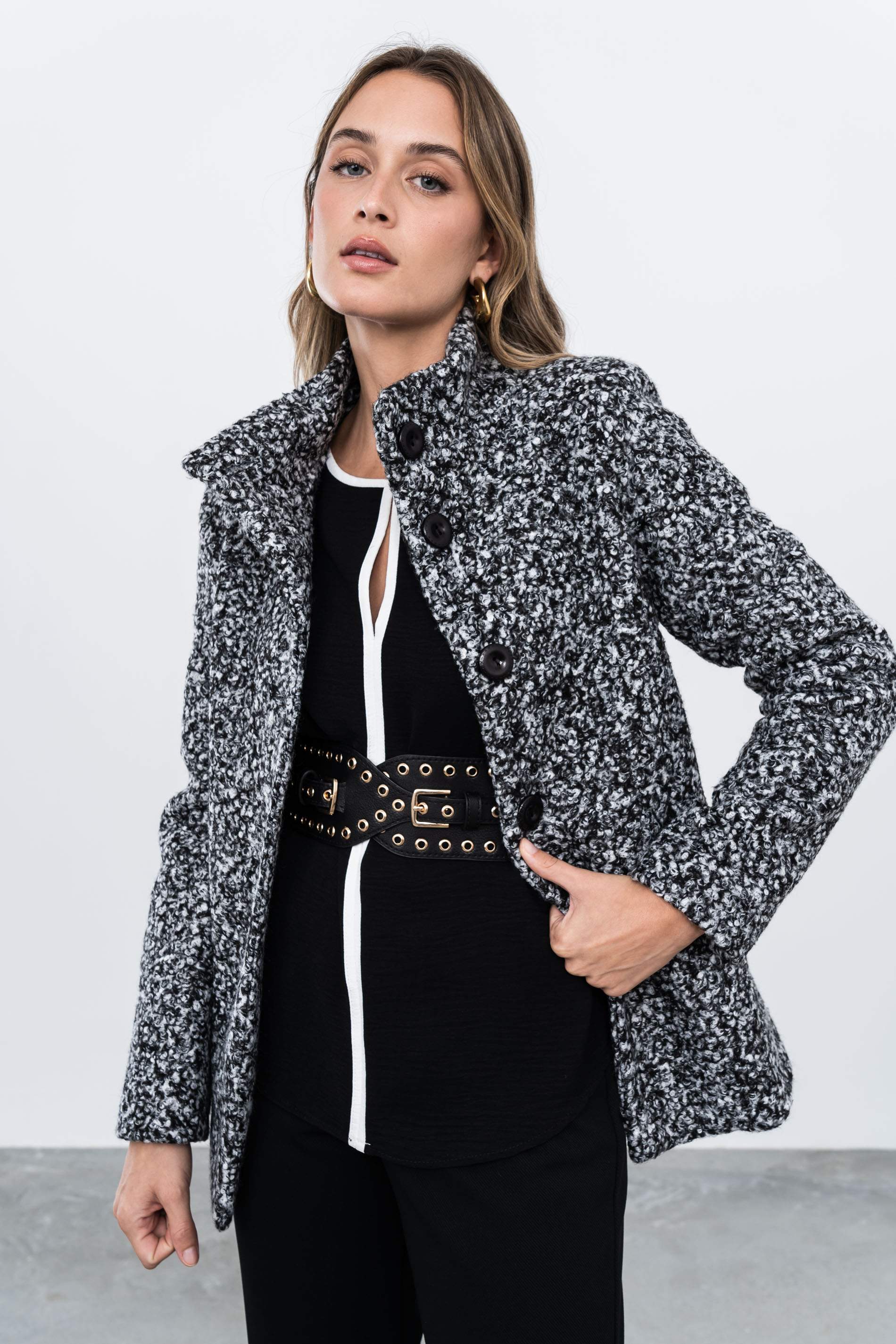 CHAQUETÓN BAGILLA MEZCLA
