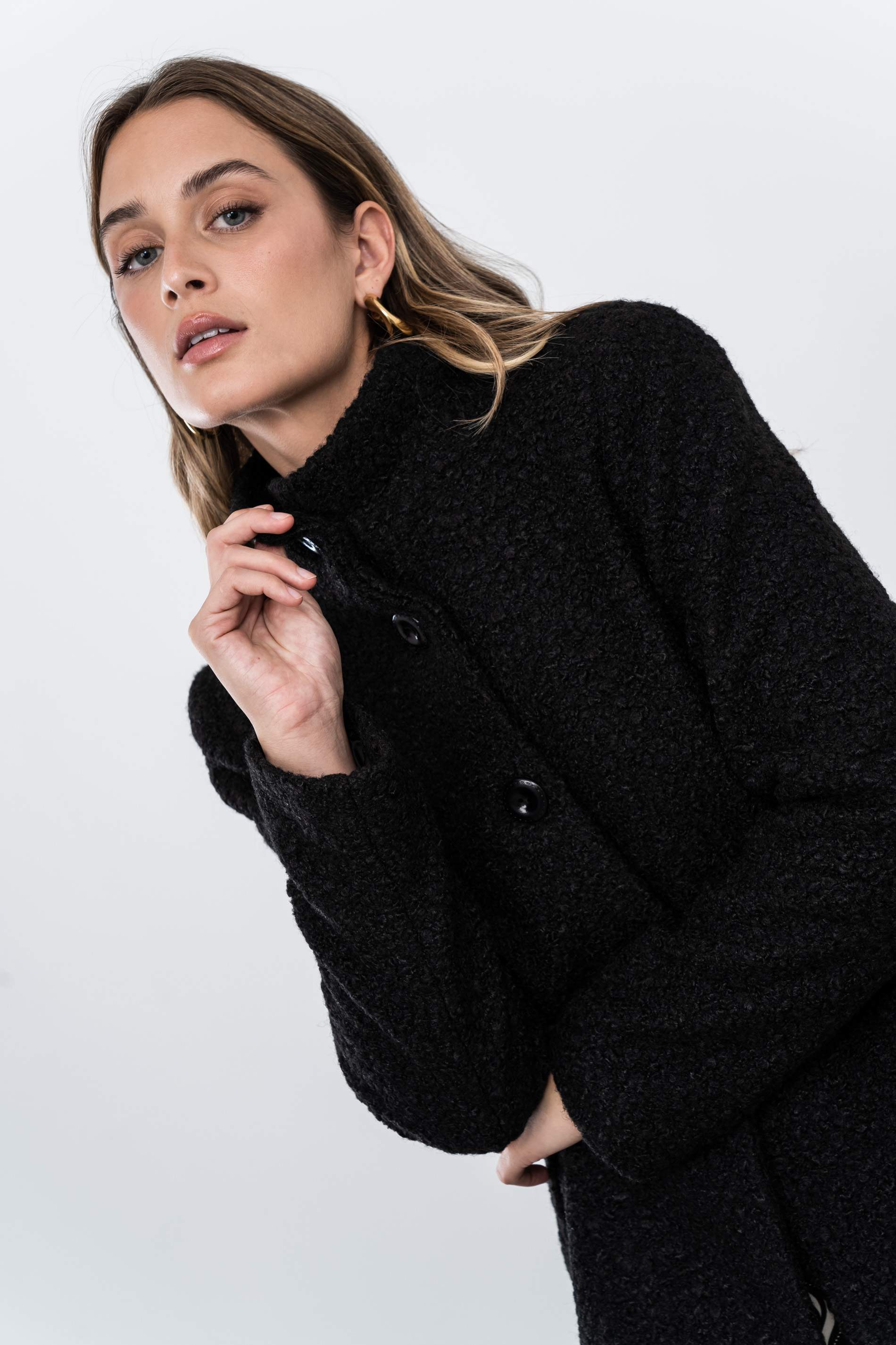 CHAQUETÓN BAGUILLA NEGRO
