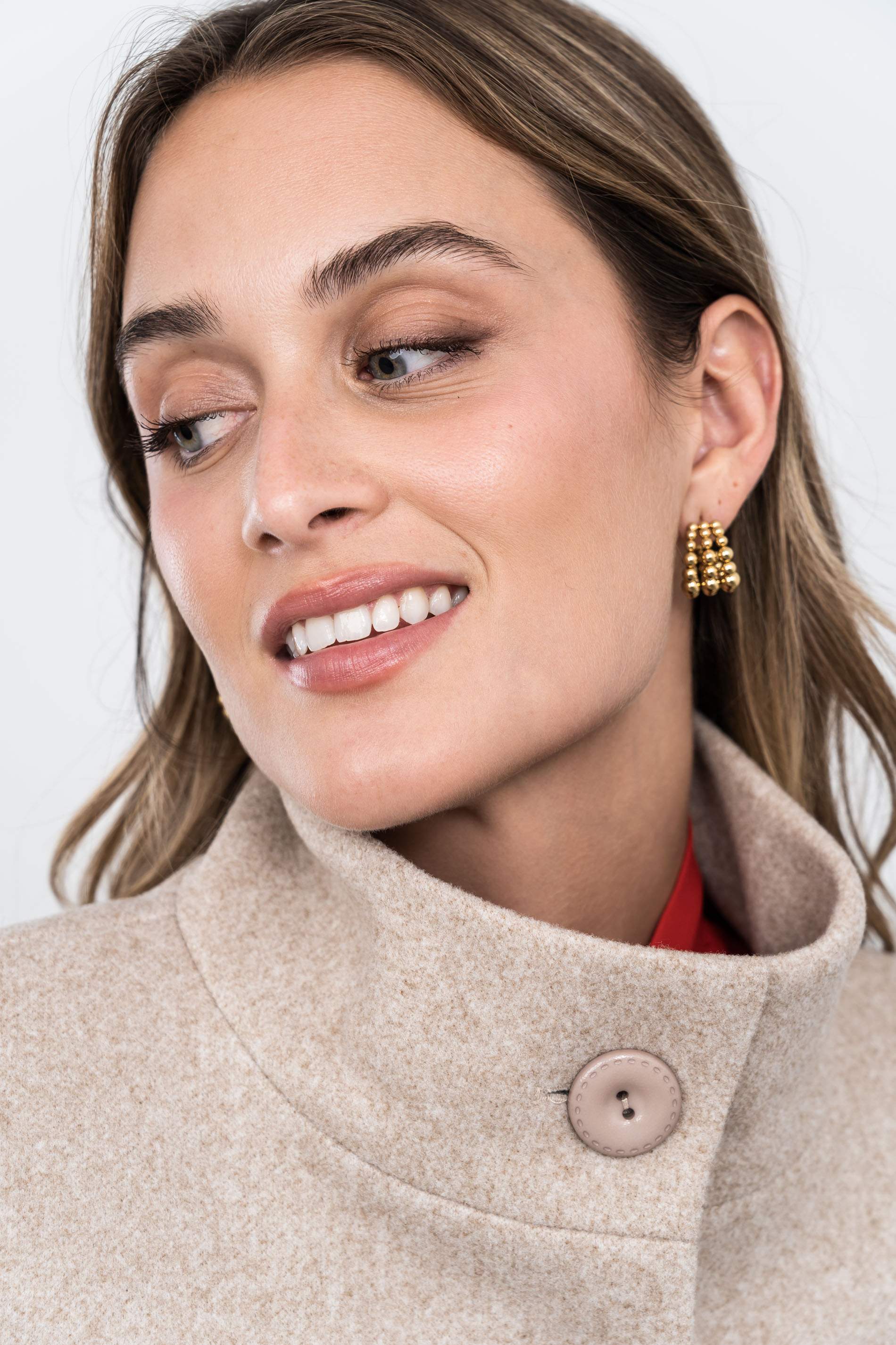 CHAQUETÓN PAÑO JASPEADO