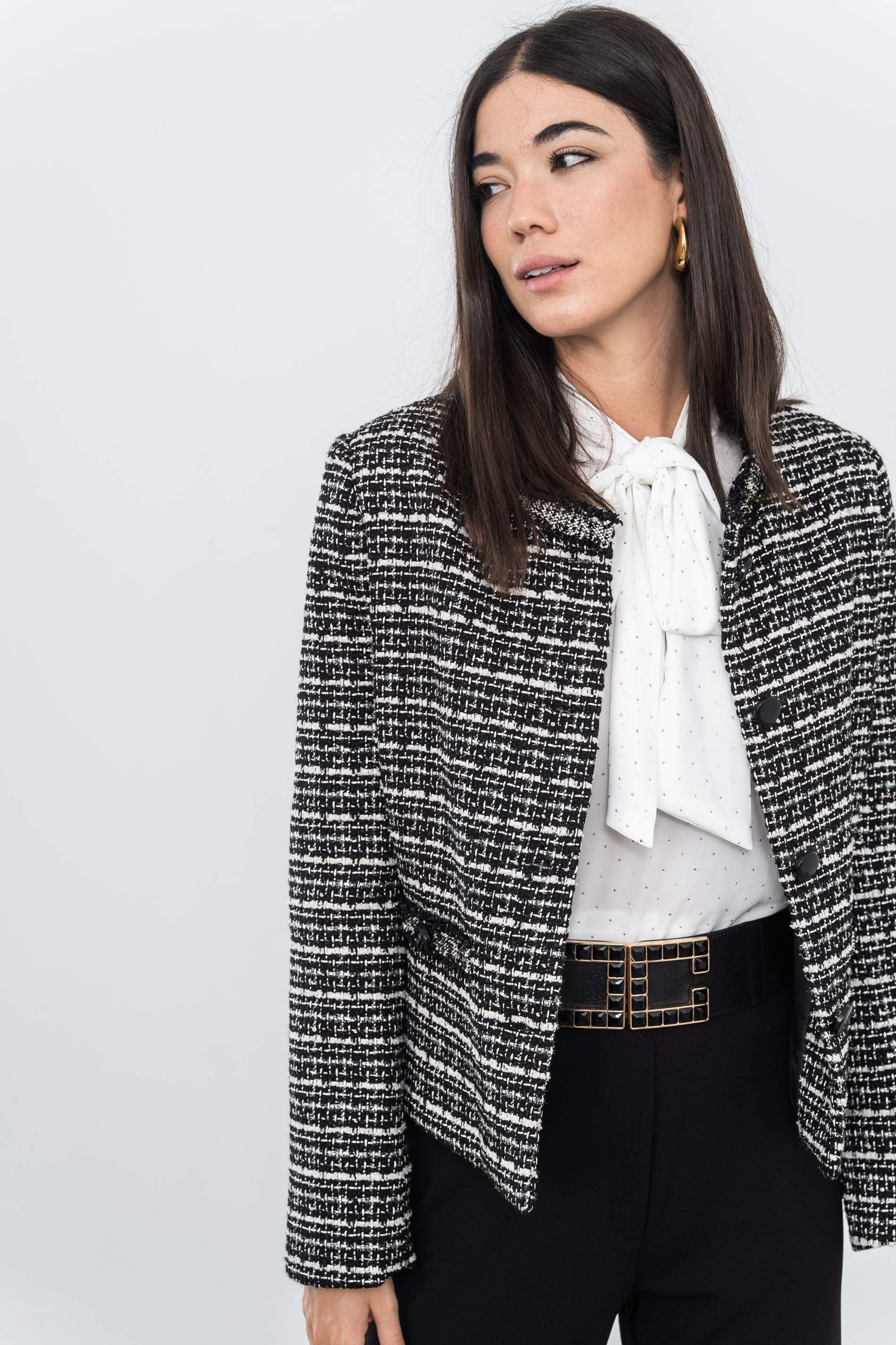 CHAQUETA JAQUARD VESTIR
