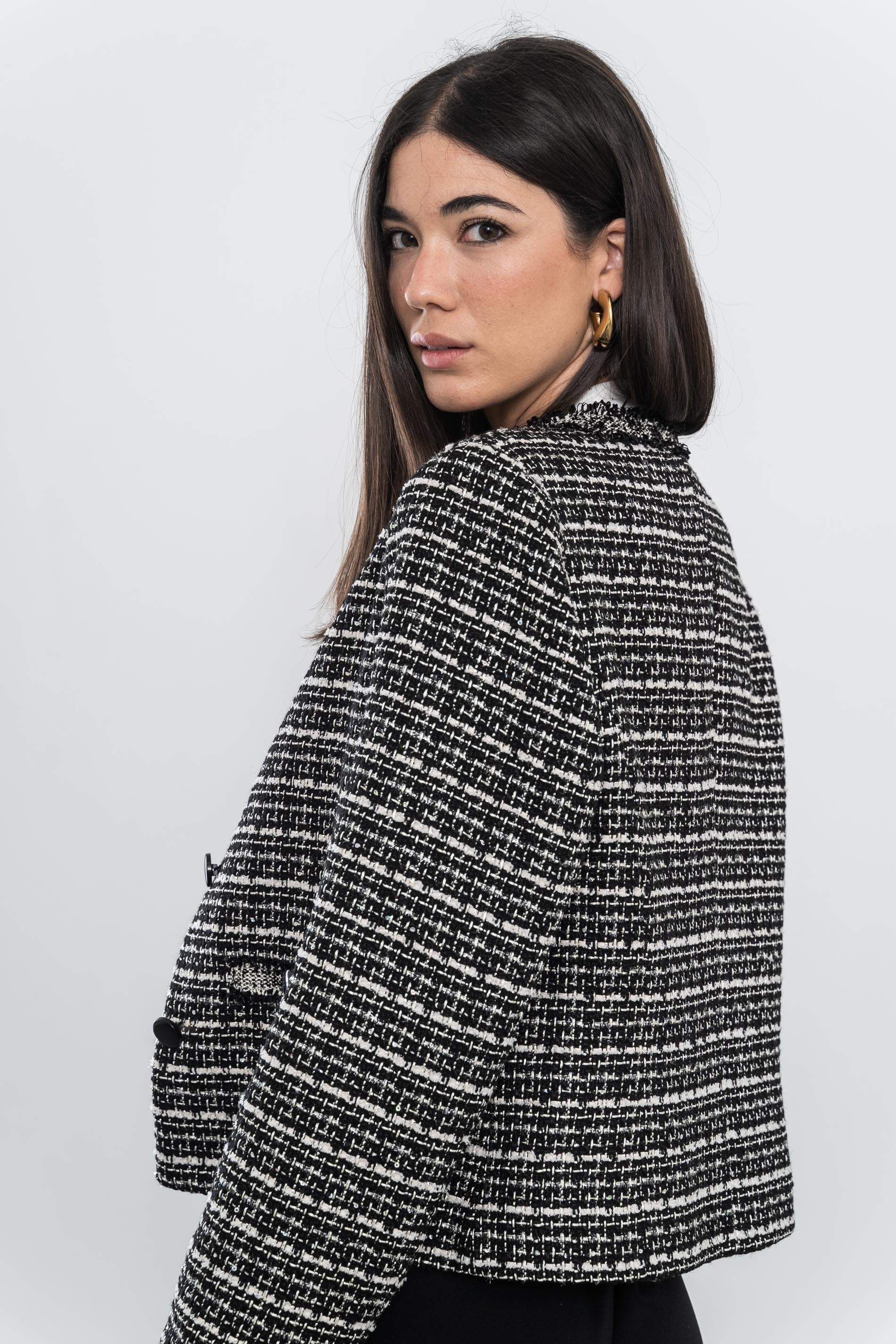 CHAQUETA JAQUARD VESTIR