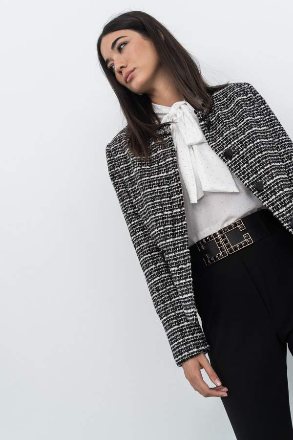 CHAQUETA JAQUARD VESTIR