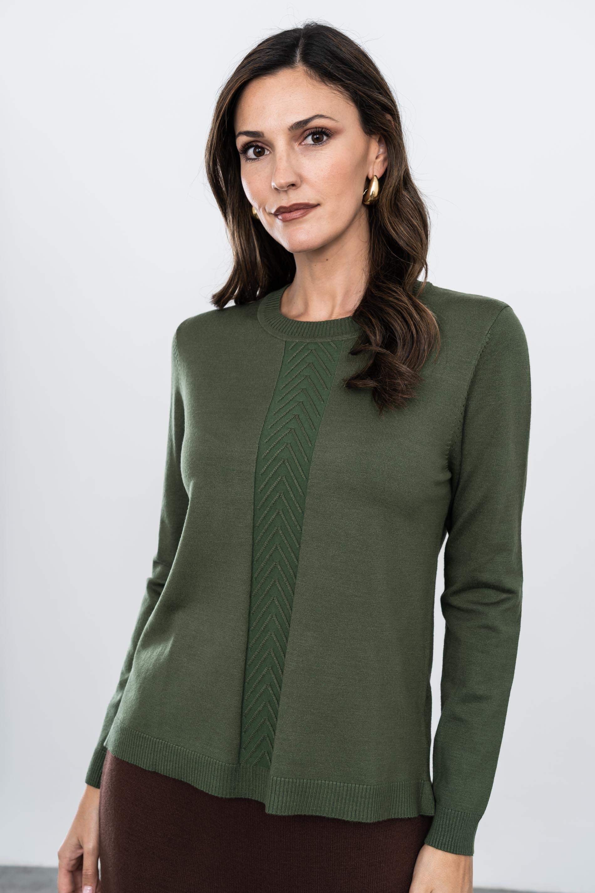 JERSEY ESPIGA CENTRAL OLIVA