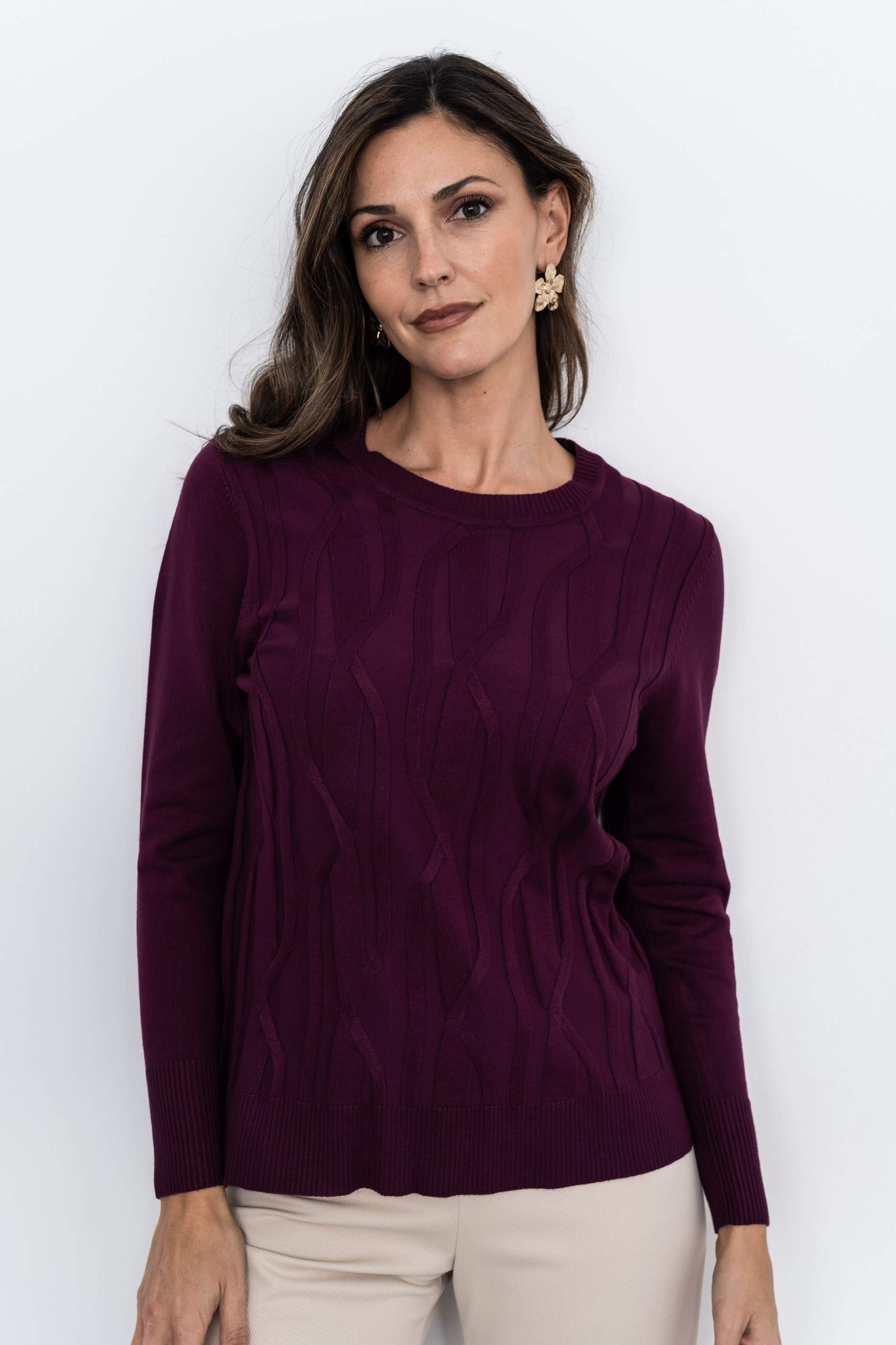 JERSEY DELANTERO TRENZAS BERENJENA