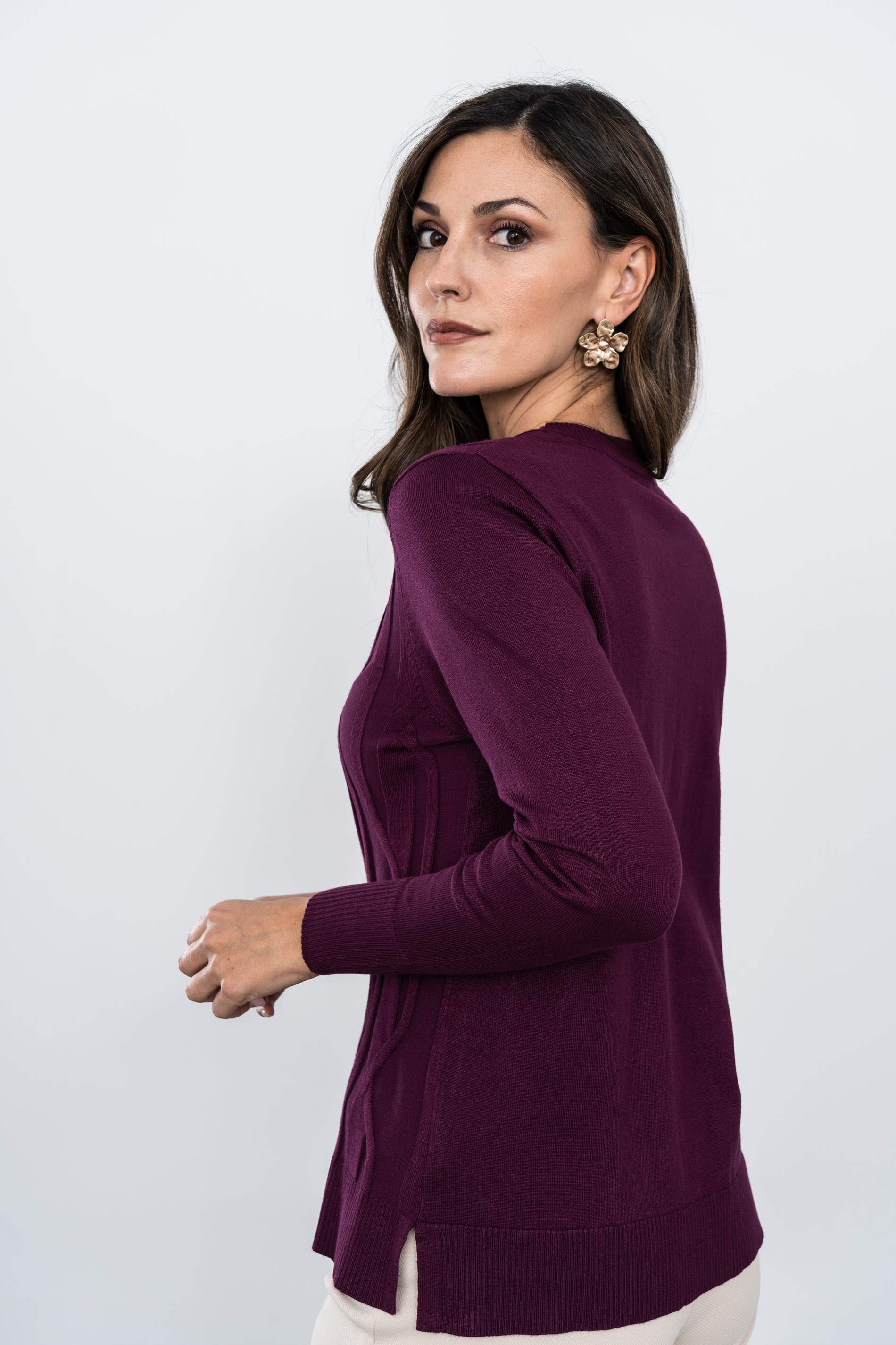 JERSEY DELANTERO TRENZAS BERENJENA