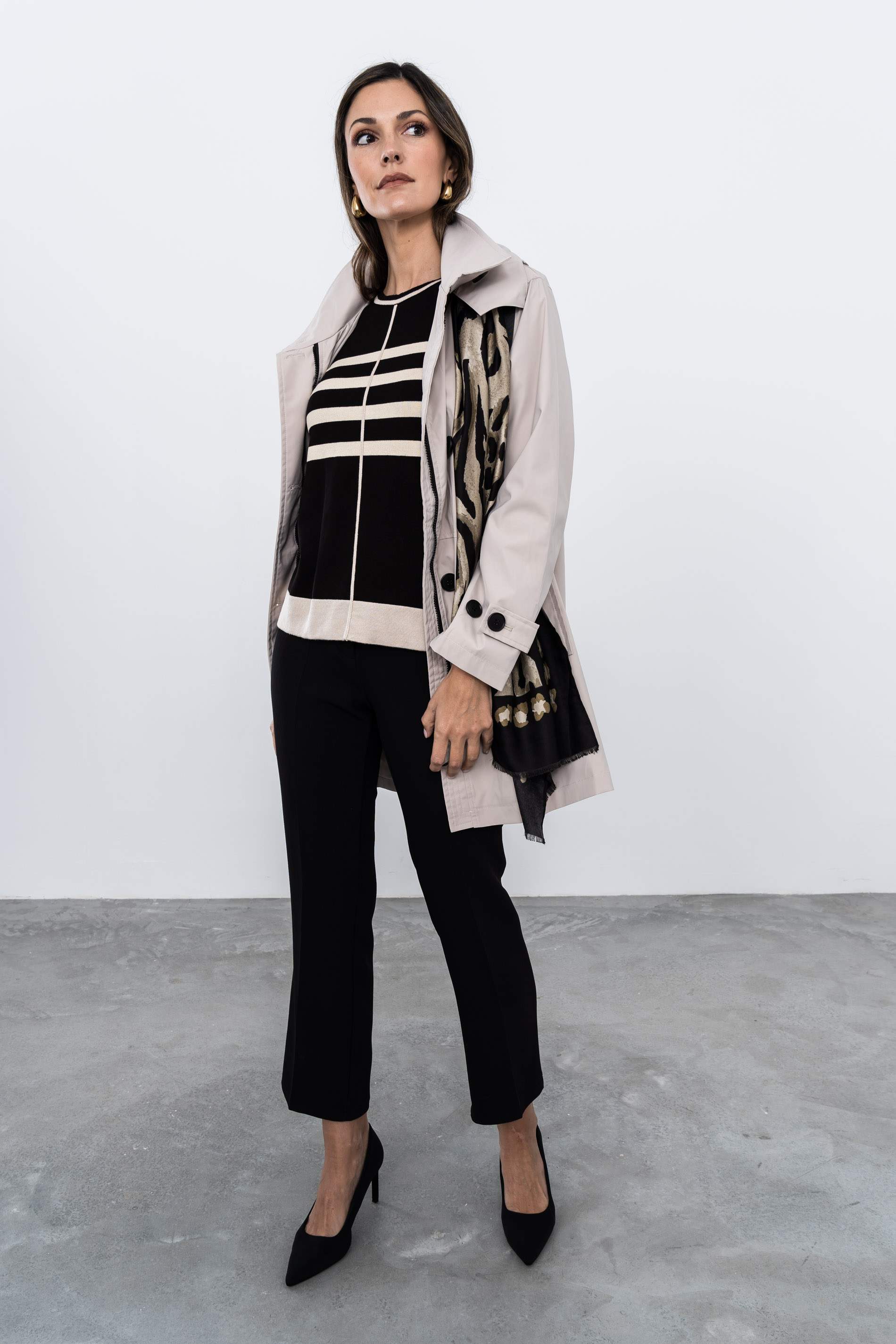 JERSEY RAYAS VIVO CONTRASTE NEGRO