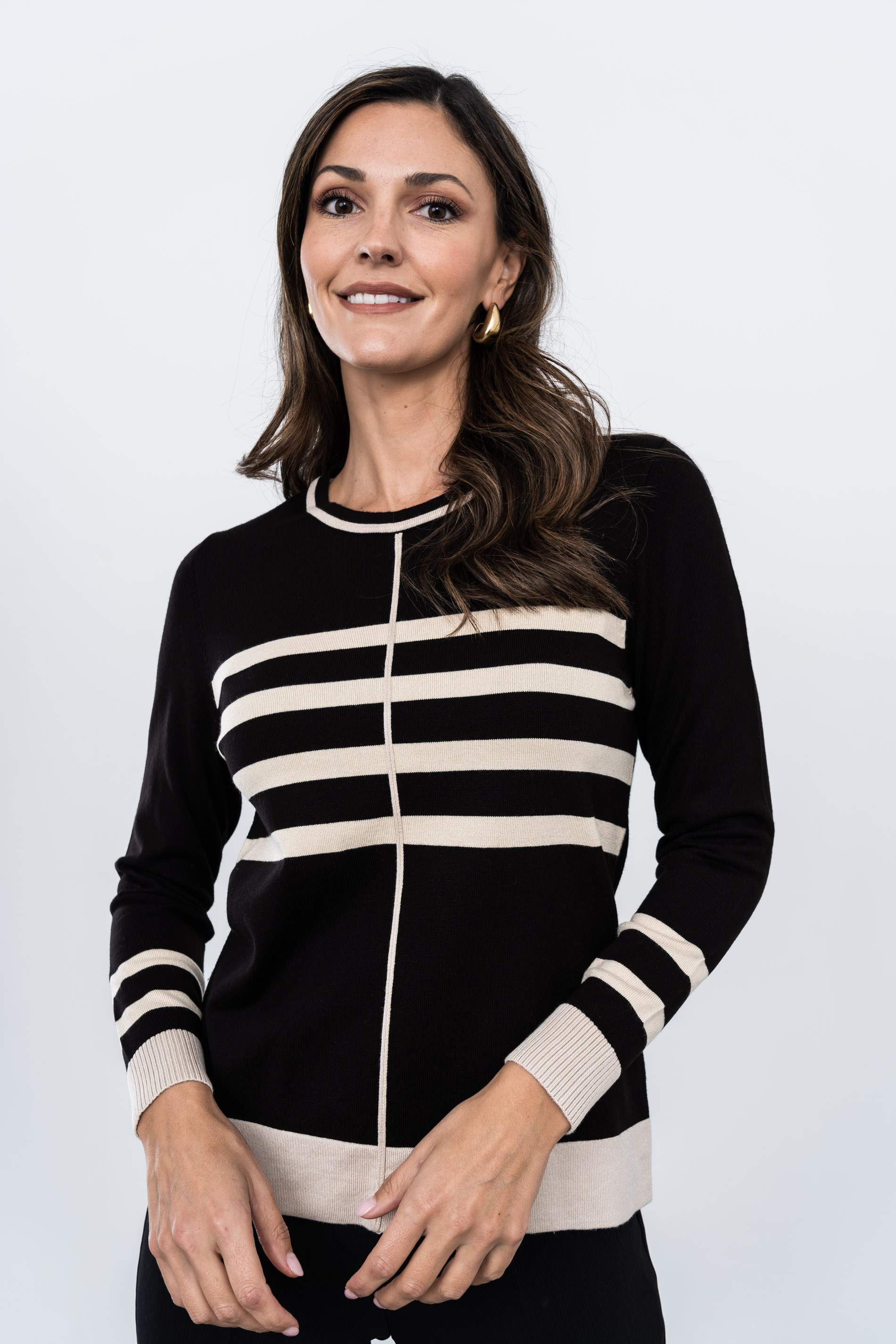 JERSEY RAYAS VIVO CONTRASTE NEGRO