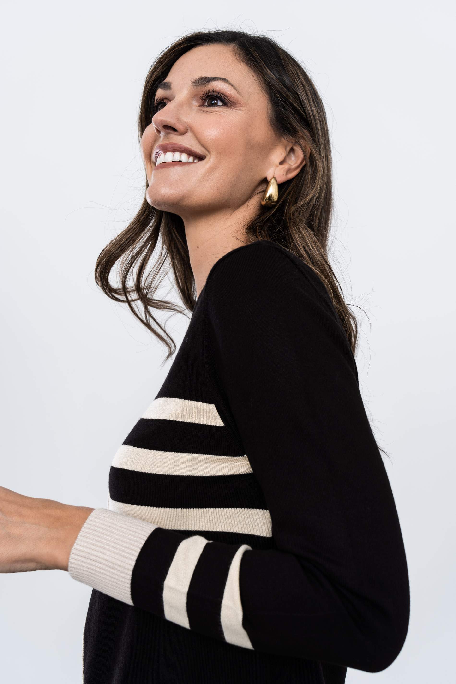 JERSEY RAYAS VIVO CONTRASTE NEGRO