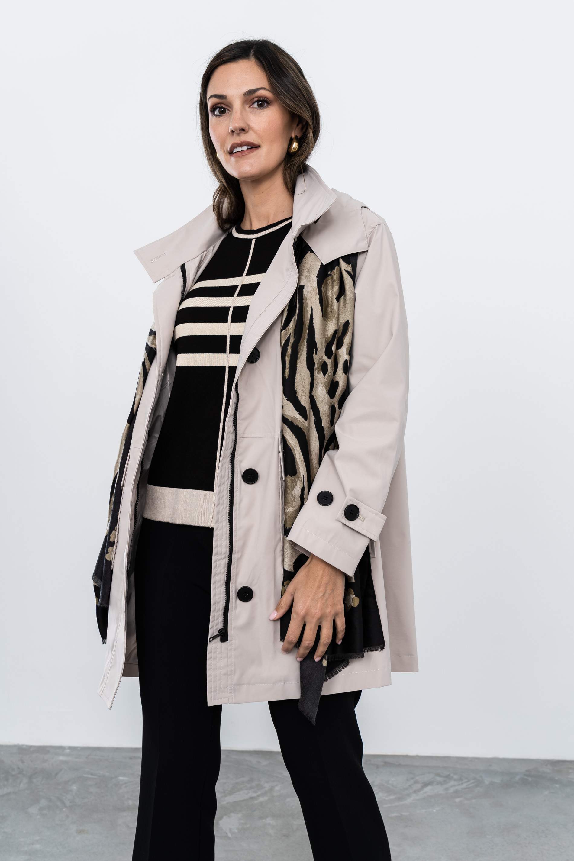 JERSEY RAYAS VIVO CONTRASTE NEGRO