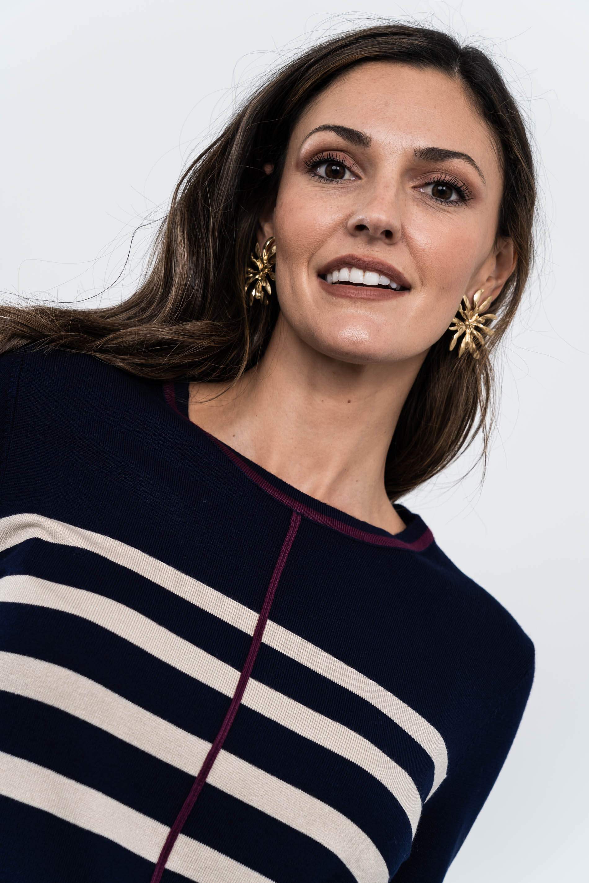 JERSEY RAYAS VIVO CONTRASTE MARINO