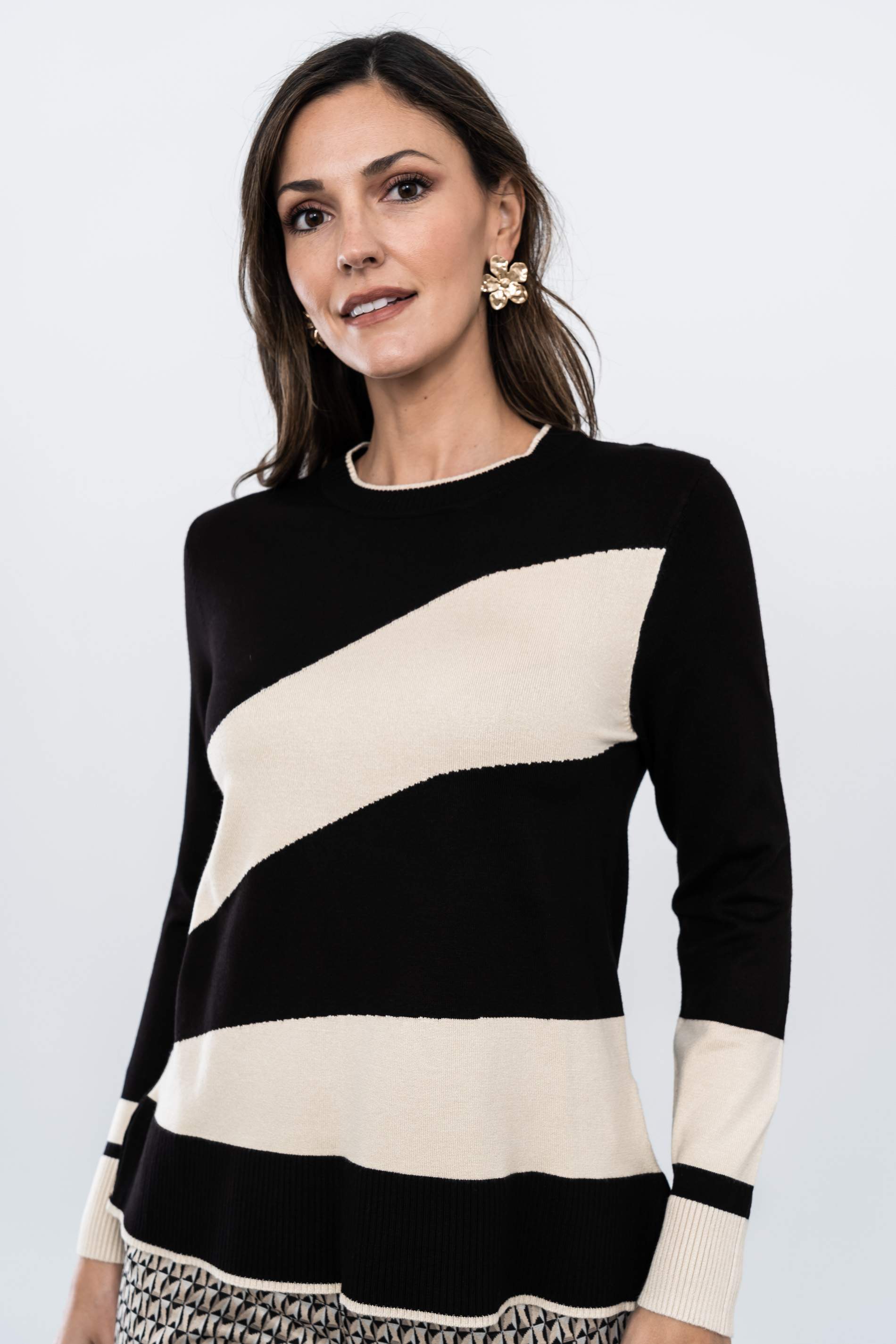 JERSEY BICOLOR NEGRO